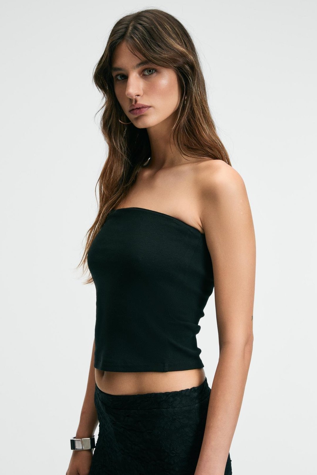 DELARA Kadın Straplez Slim Siyah Büstiyer