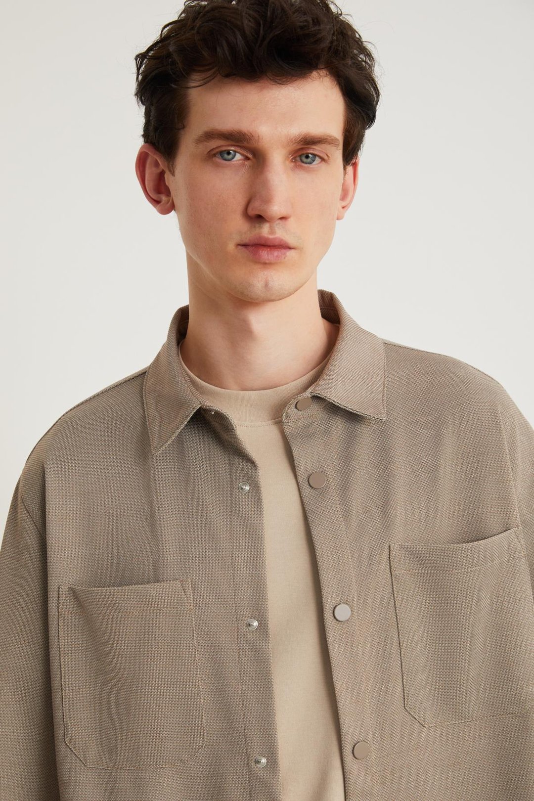 DERIAN Erkek Regular Vizon Gömlek