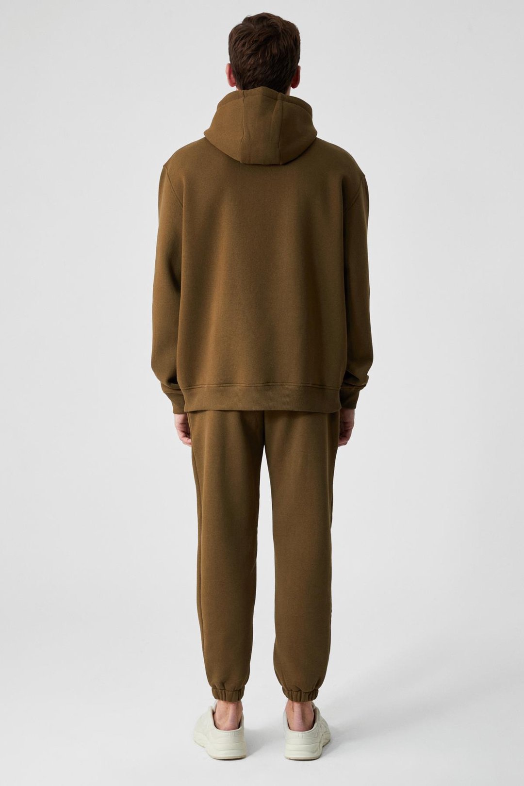 DIVOF Erkek Lastikli Paça Regular Cepli Haki Eşofman Altı