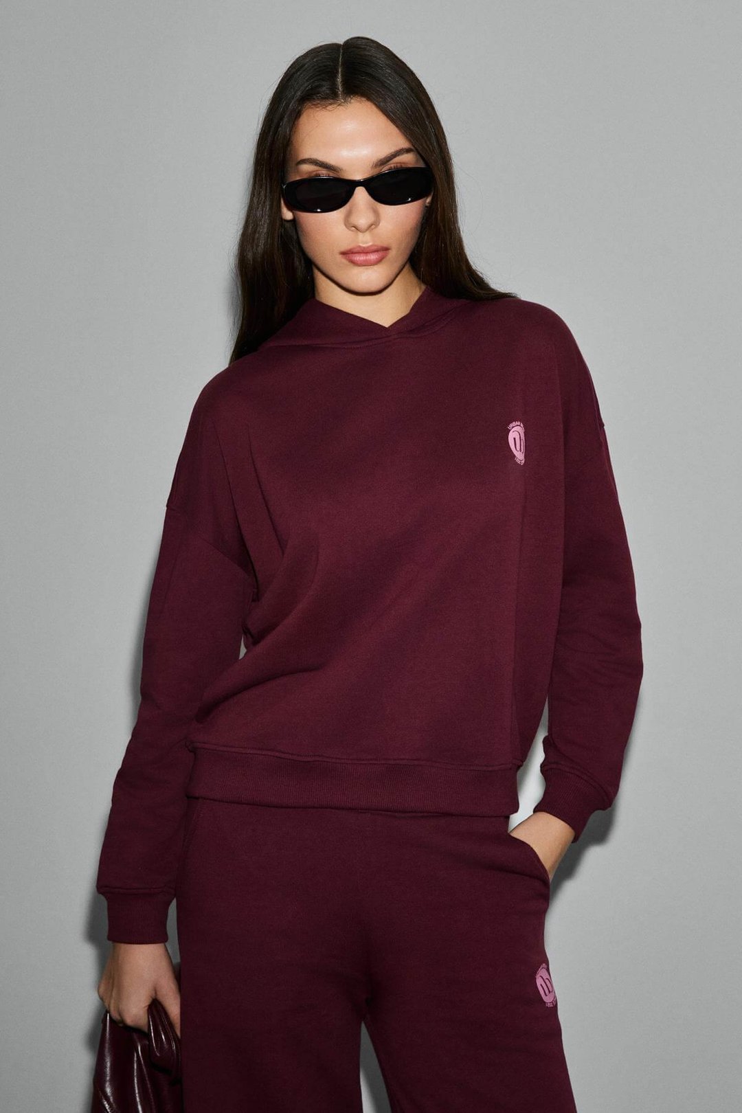 ELITSA Kadın Bordo Sweatshirt