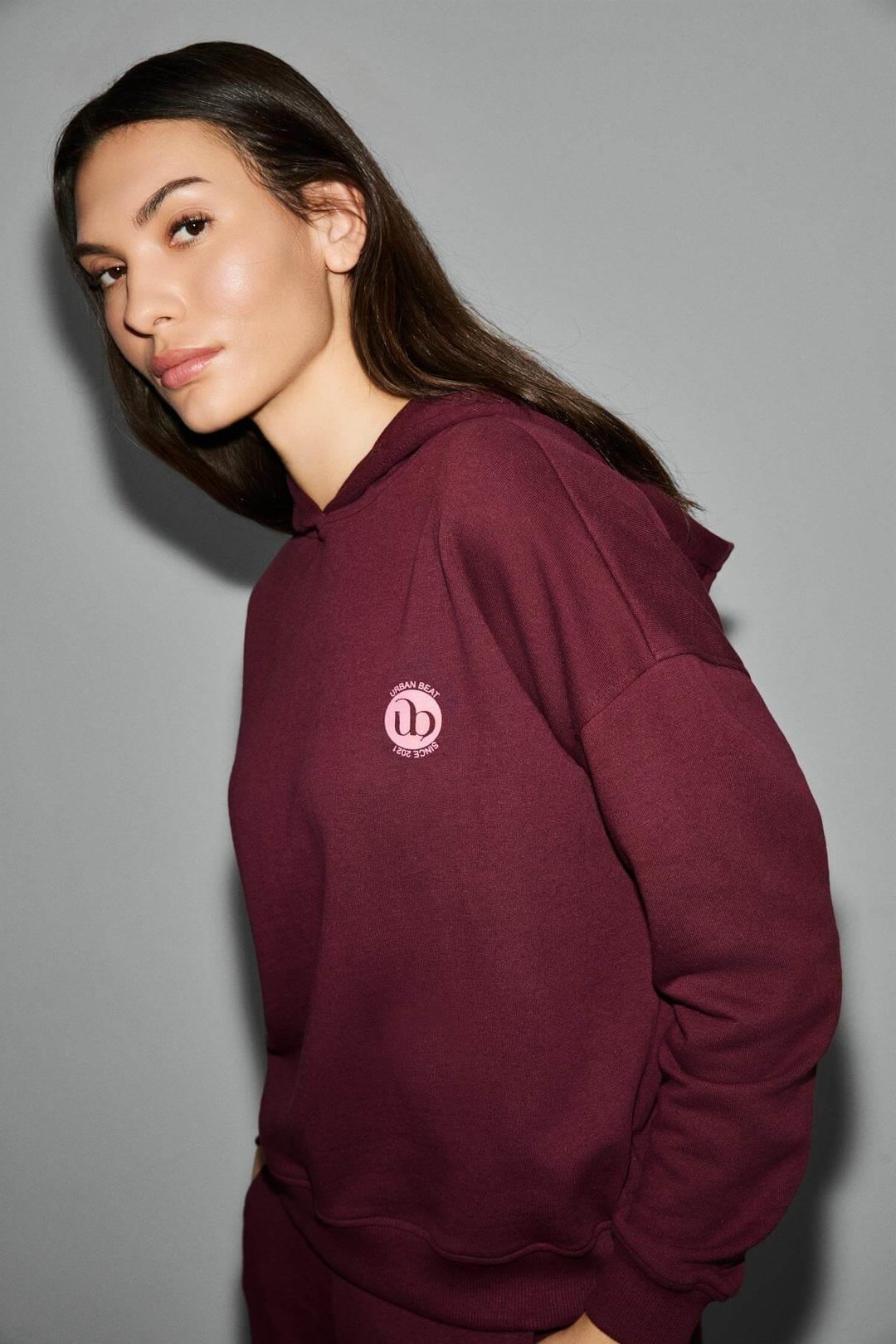 ELITSA Kadın Bordo Sweatshirt