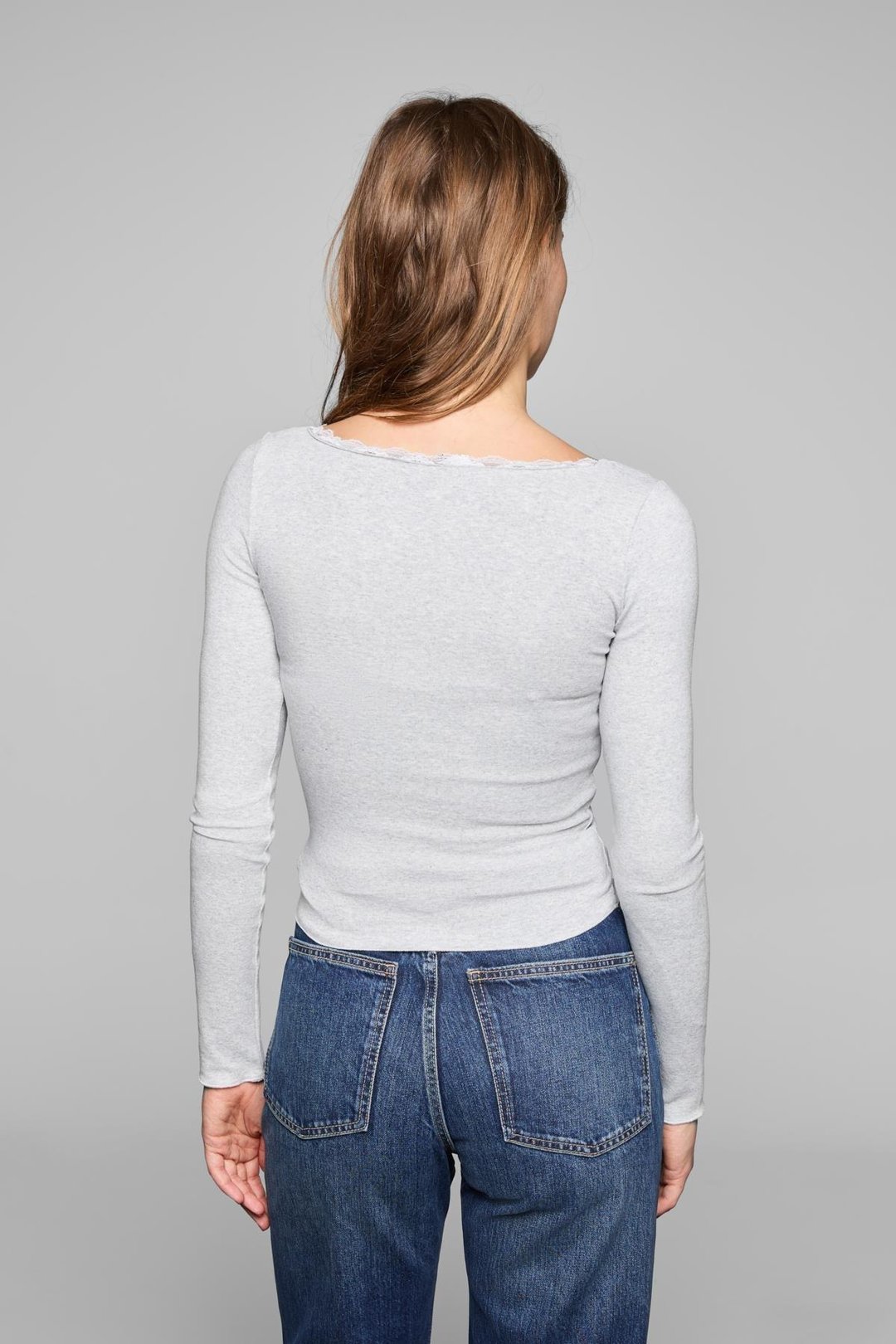 ELVURA Kadın Esnek Kumaşlı Yakası Dantel Detaylı Düğmeli Bluz Ve Atlet İkili Takım Grimelanj Bluz