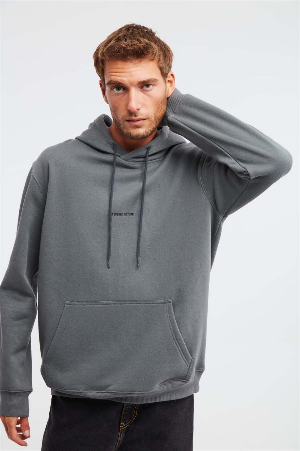 EPIC Örme Regular Açık Gri  Sweatshirt