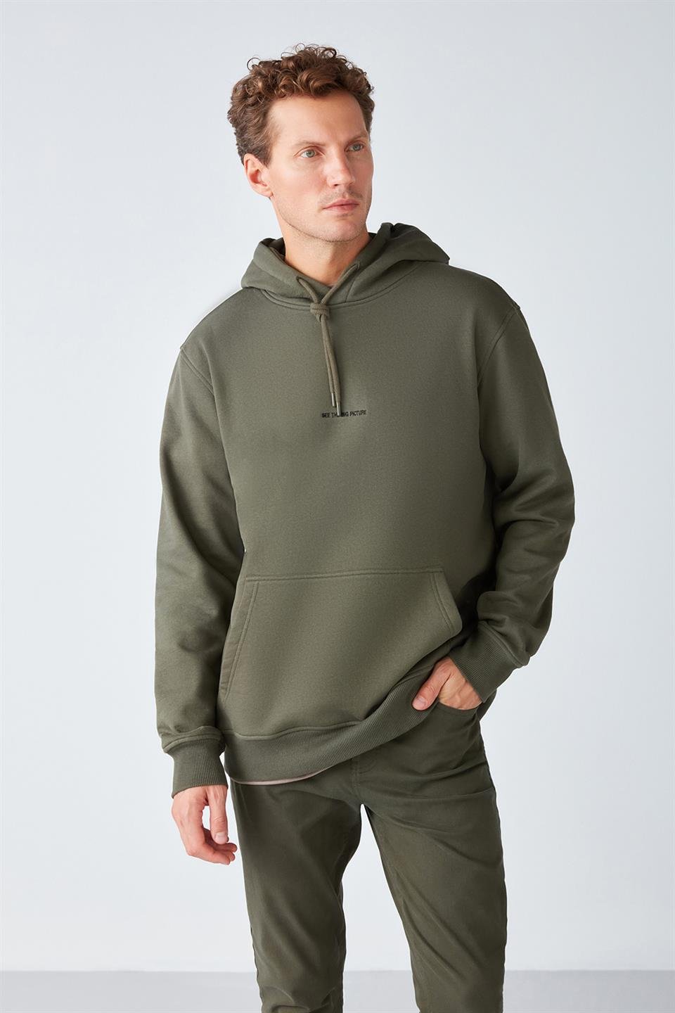 EPIC Örme Regular Haki  Sweatshirt