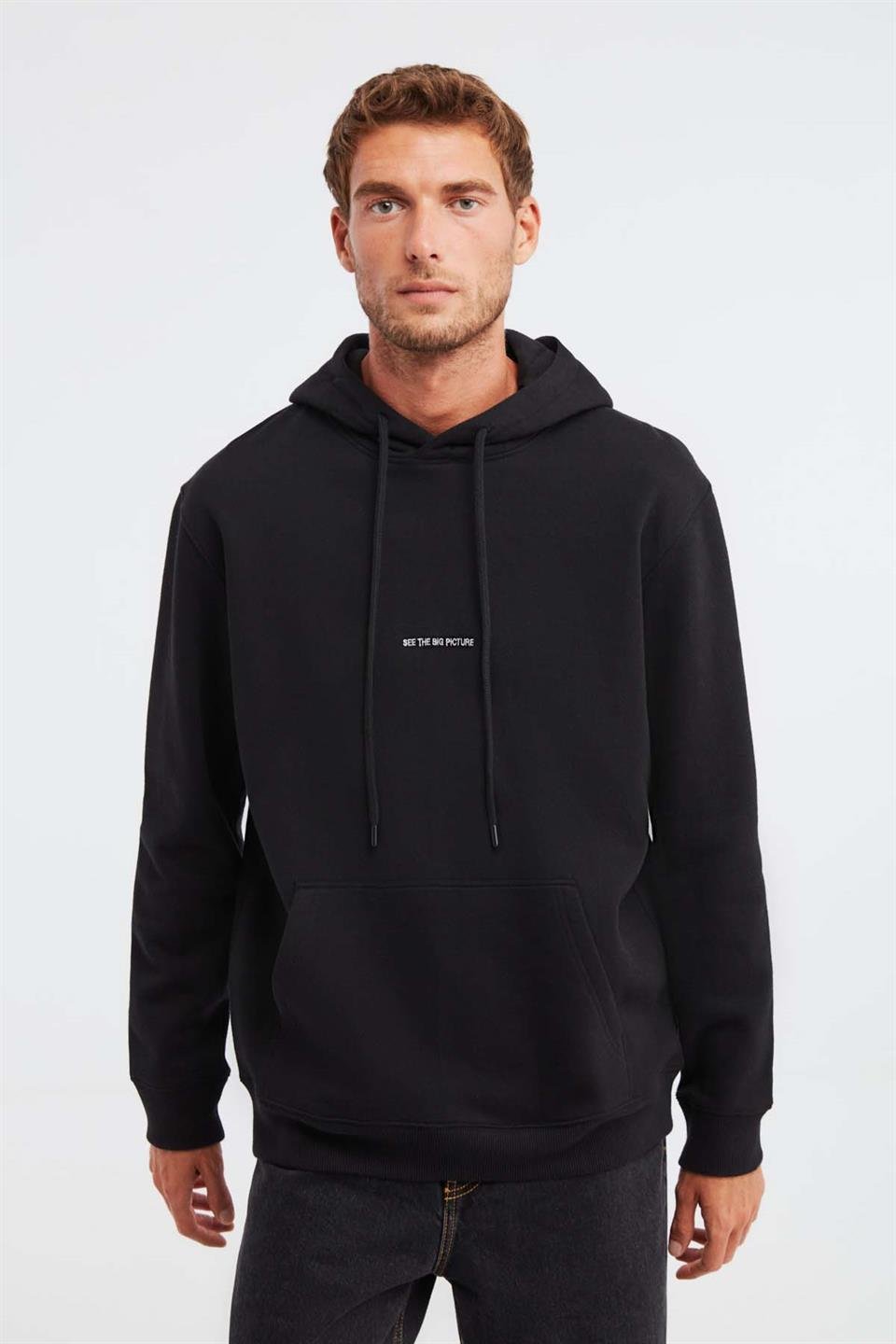 EPIC Örme Regular Siyah  Sweatshirt