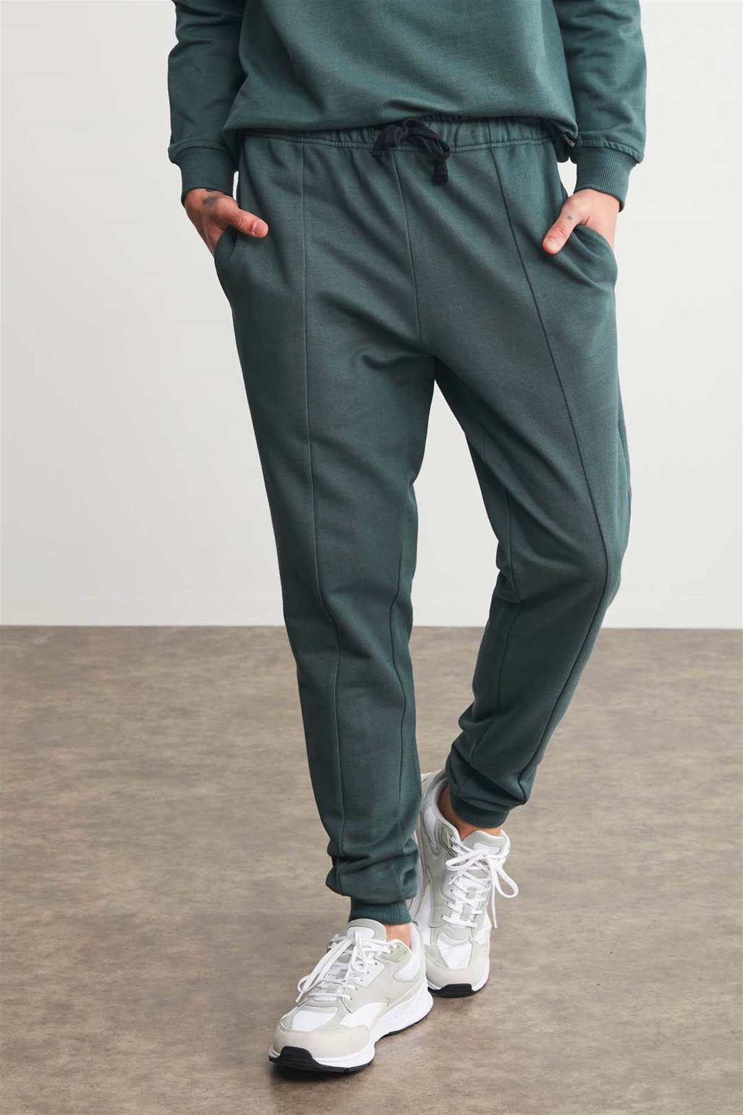 FABIAN Örme Comfort Fit Yeşil  Eşofman Altı