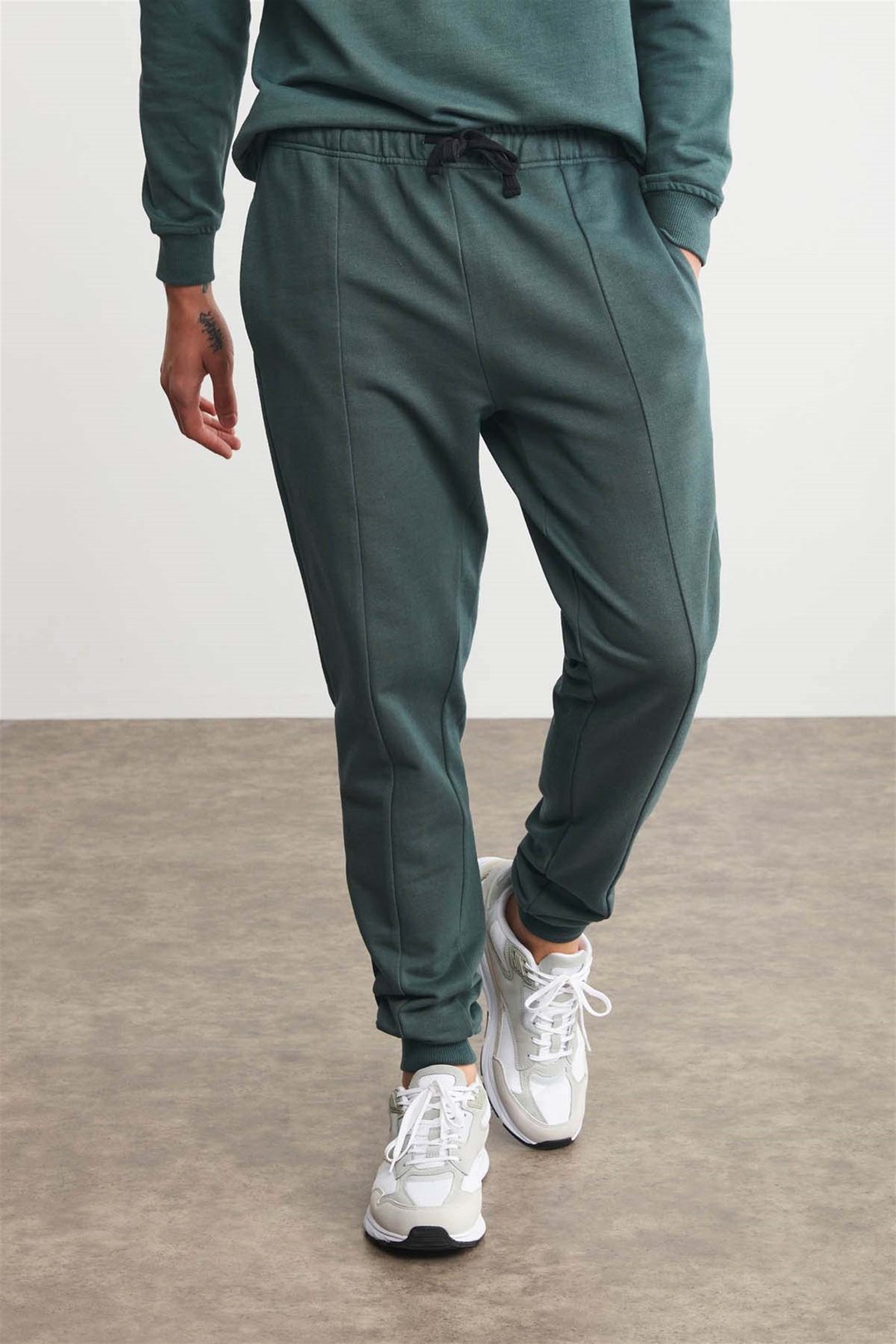 FABIAN Örme Comfort Fit Yeşil  Eşofman Altı