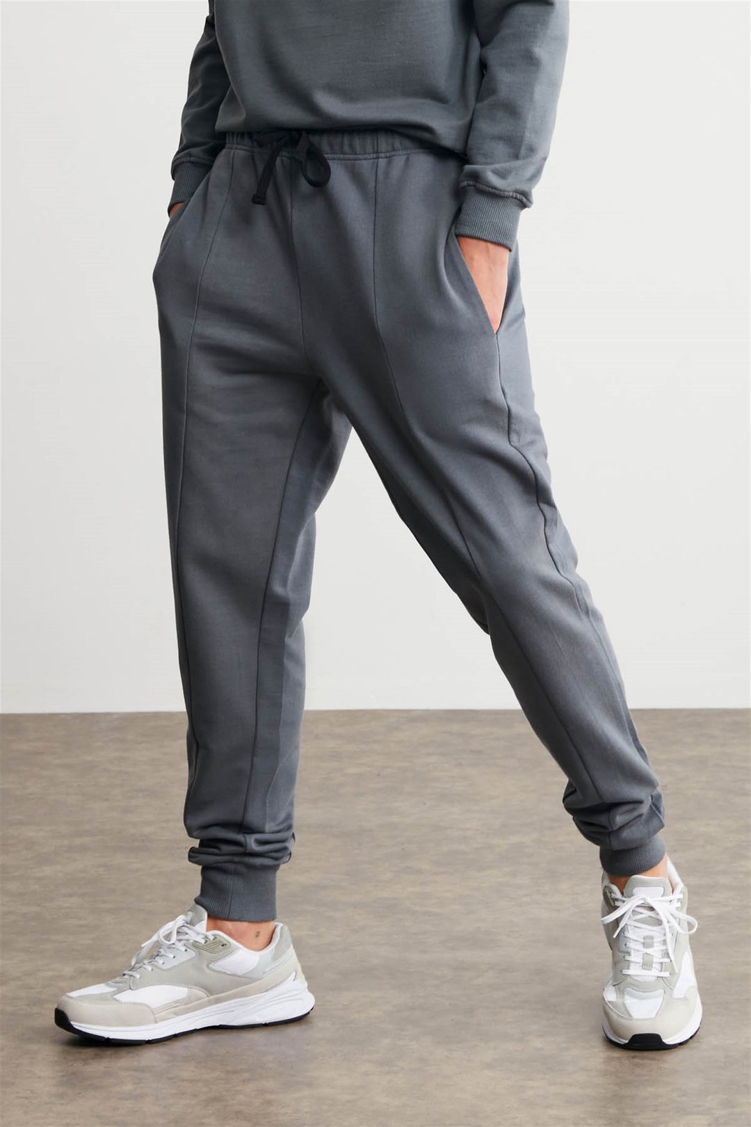 FABIAN Örme Comfort Gri  Eşofman Altı