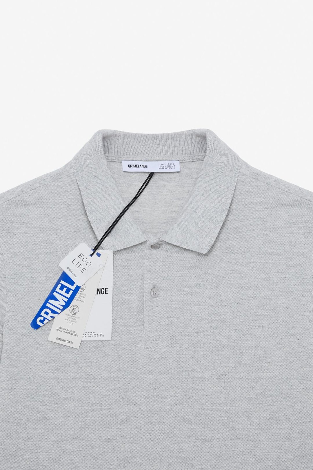 FLEXORE Erkek %100 Pamuk Kısa Kollu Regular Fit Grimelanj Polo Yaka T-shirt