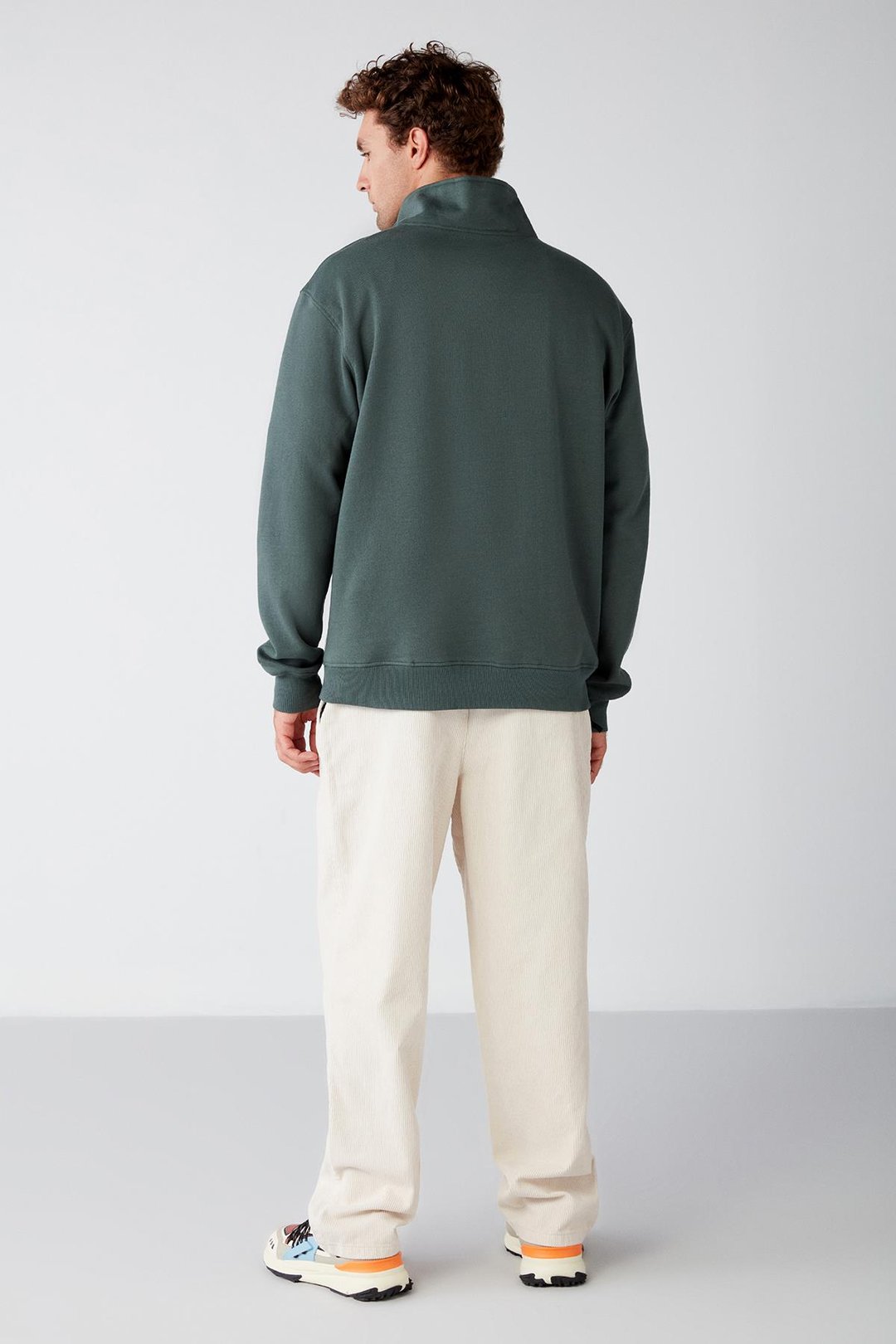 FRAME Relaxed Regular Yeşil  Sweatshirt