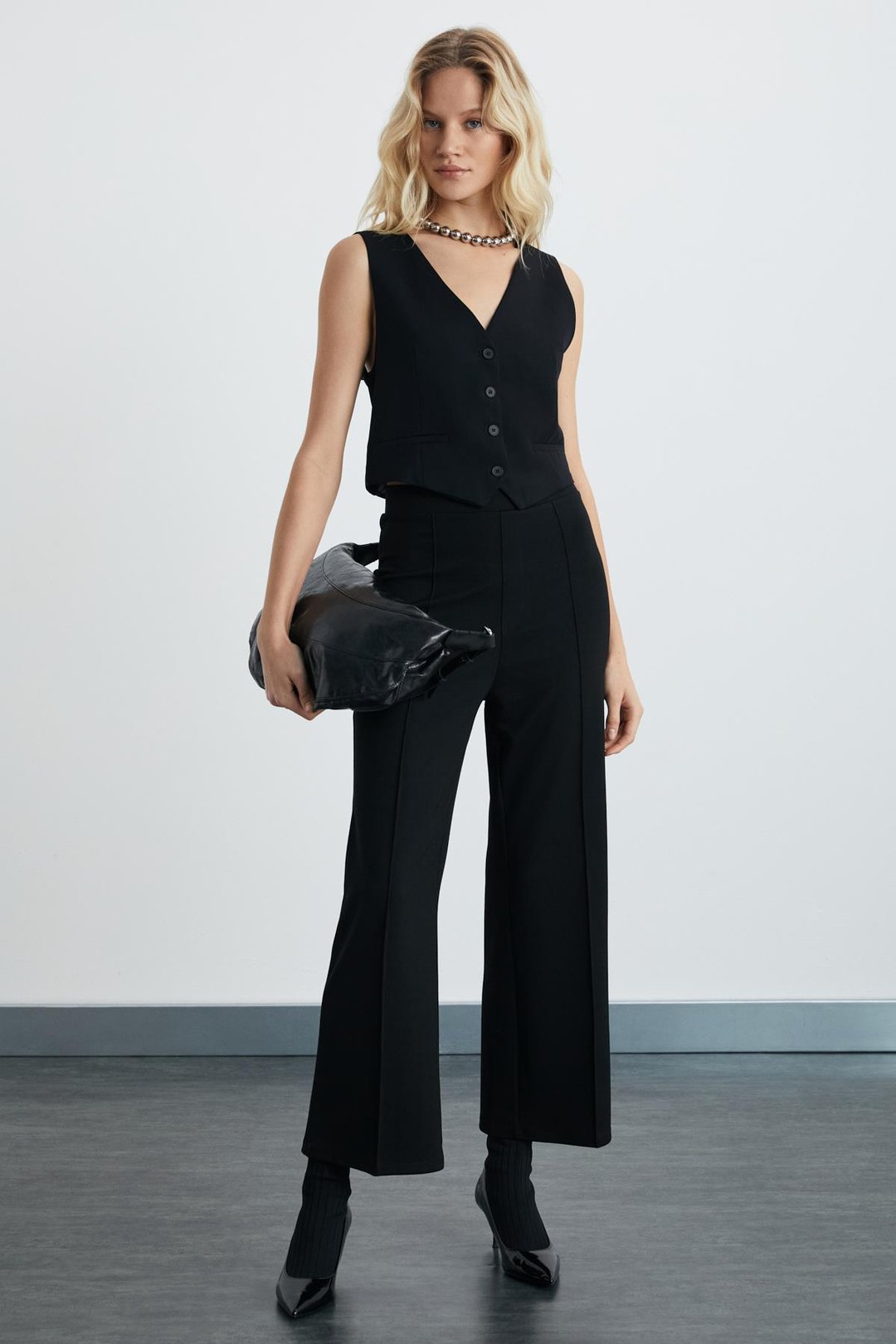 FREDA Kadın Siyah Pantolon