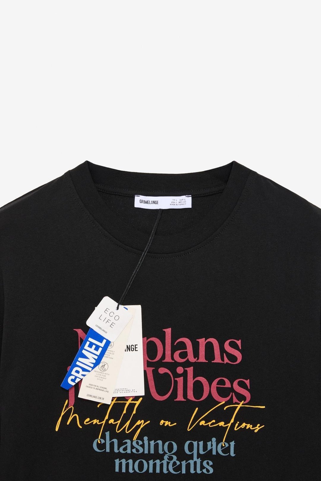 FRESH Erkek %100 Pamuk Oversize Fit Baskılı Kısa Kollu Yuvarlak Yakalı Siyah T-Shirt