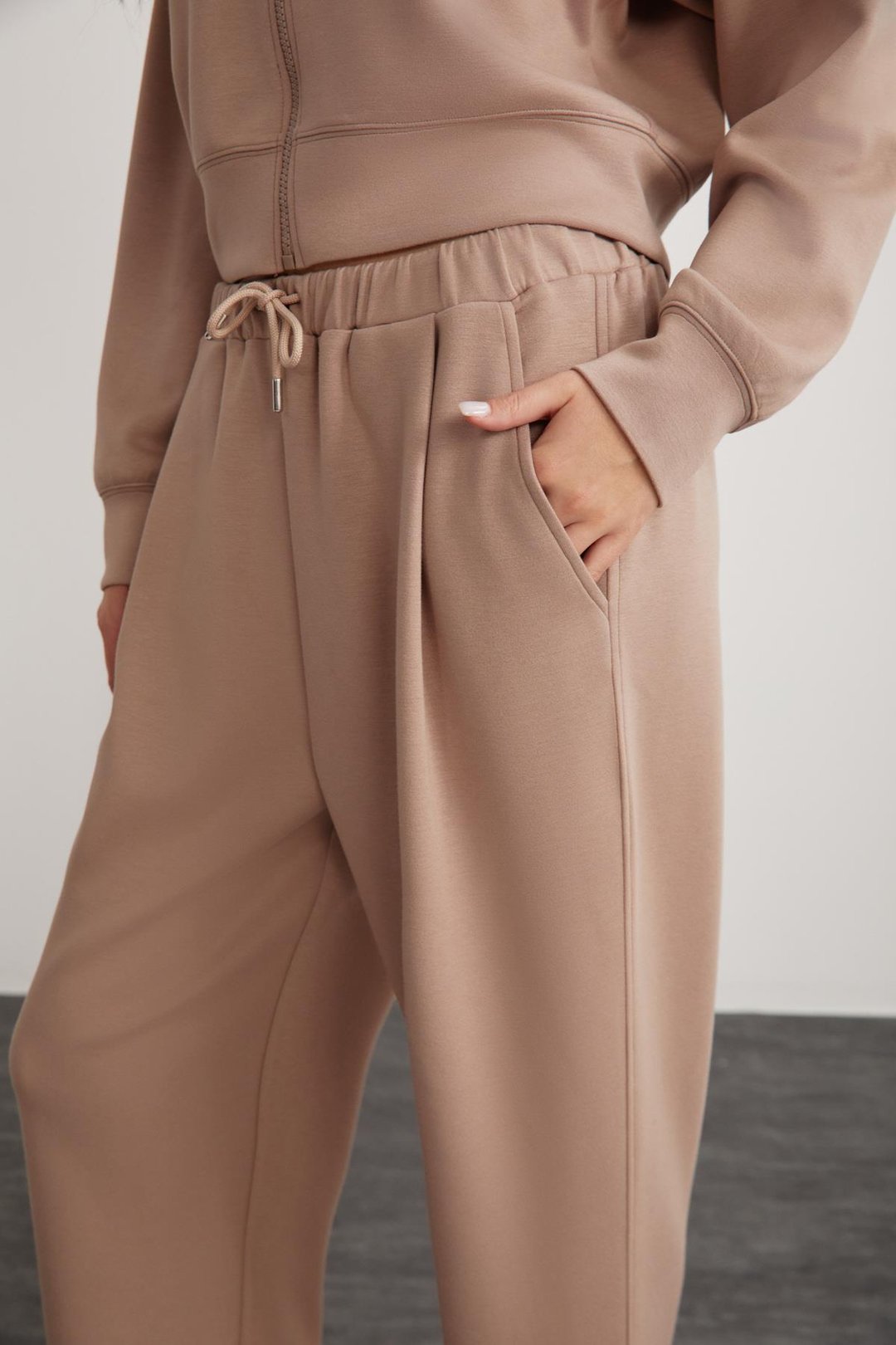 GIADA  Relaxed Vizon Tekli Eşofman Altı