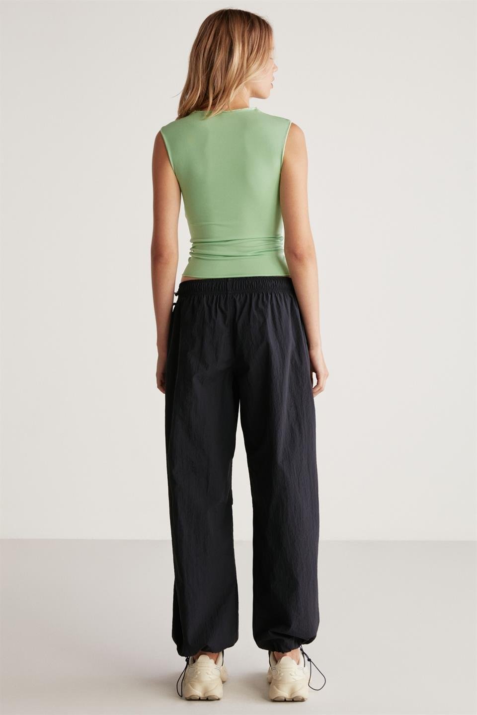 GINNY Kadın Slim Yeşil  Bluz