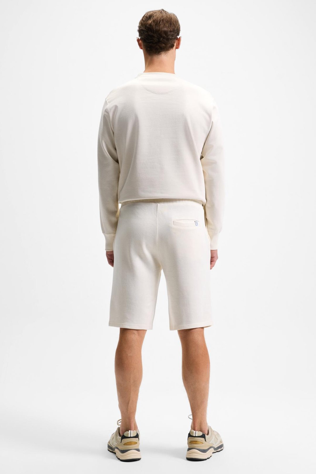 GREXON Erkek Pamuklu Regular Fit Ekru Şort & Bermuda