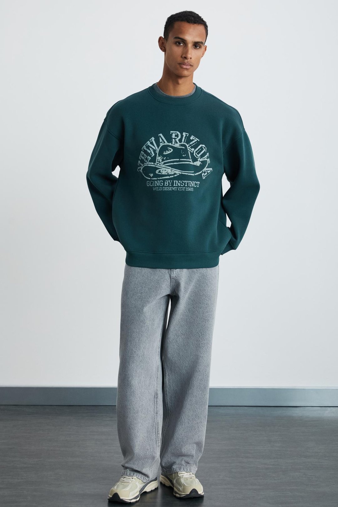 HAT Erkek Yumuşacık Yeşil Sweatshirt