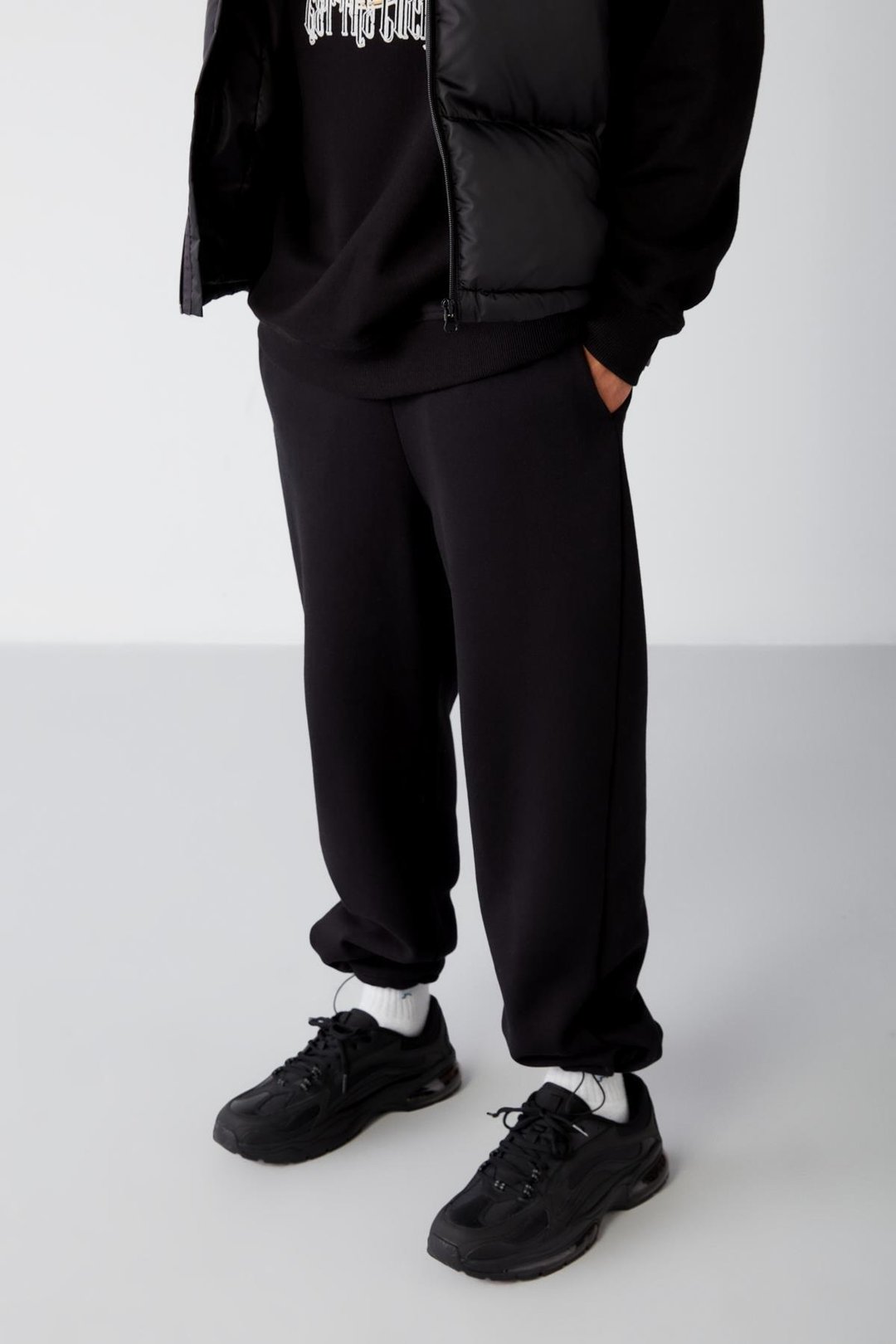 INTERNAL Relaxed Comfort Siyah  Eşofman Altı