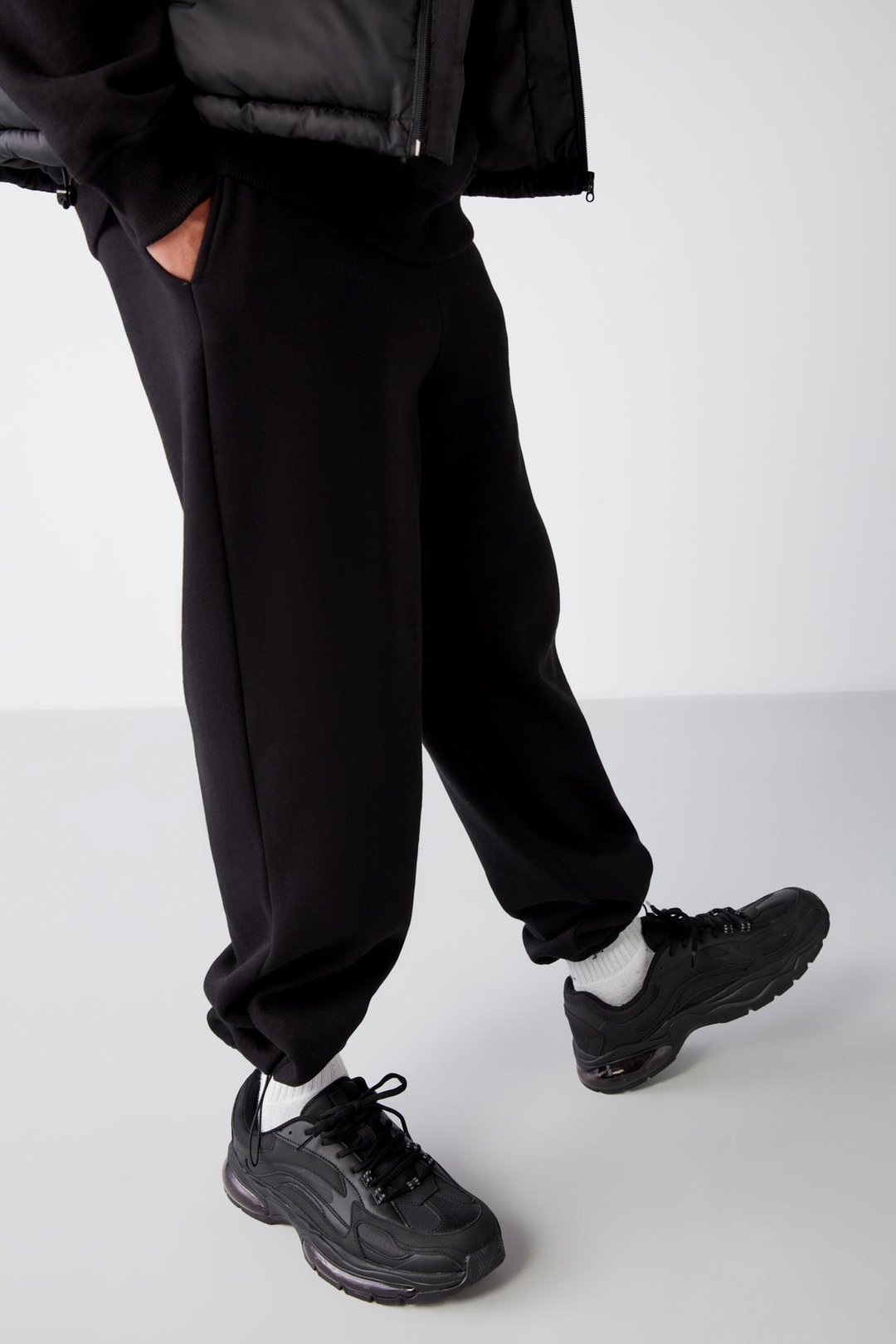 INTERNAL Relaxed Comfort Siyah  Eşofman Altı