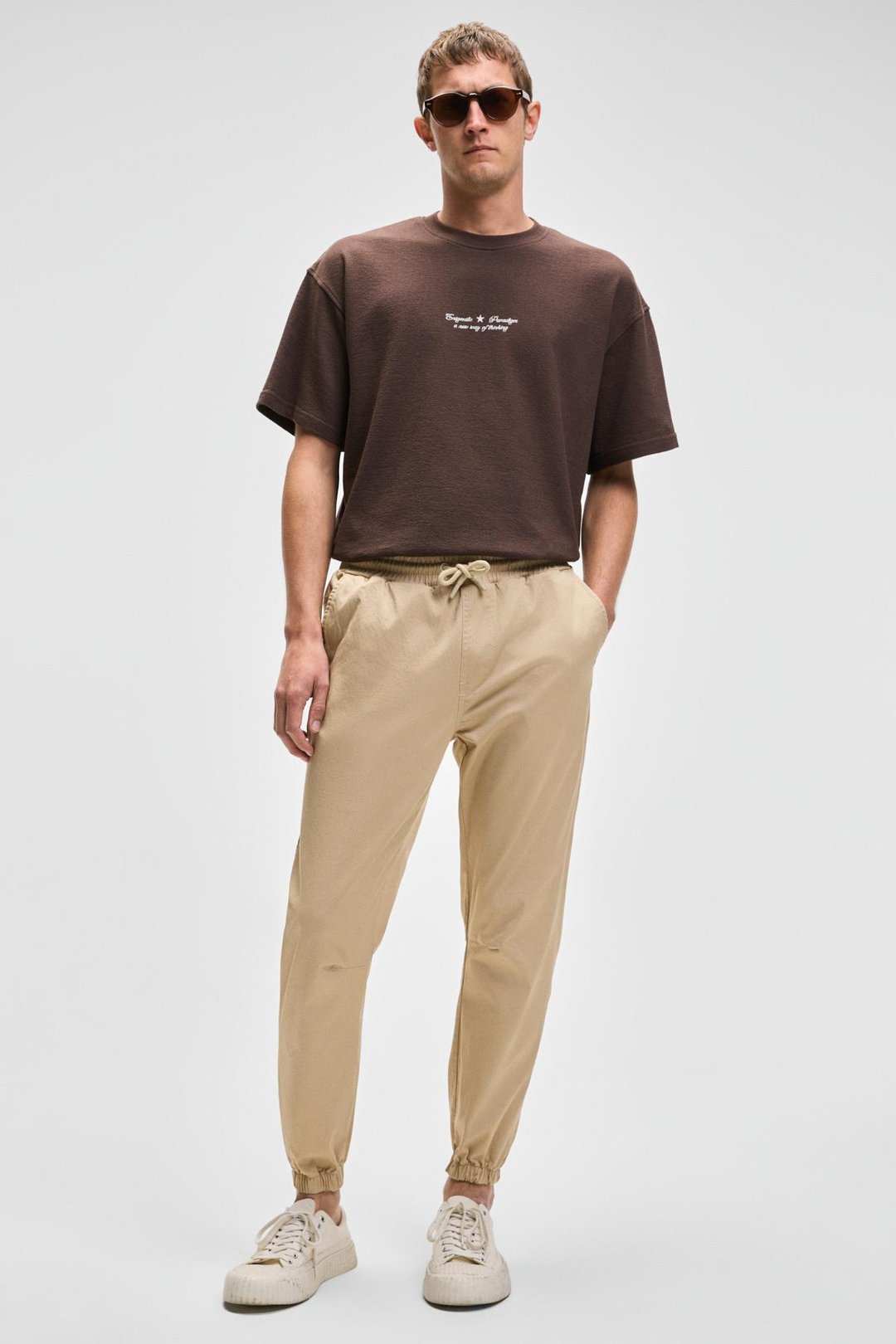 JAKOB  Comfort Bej Tekli Pantolon