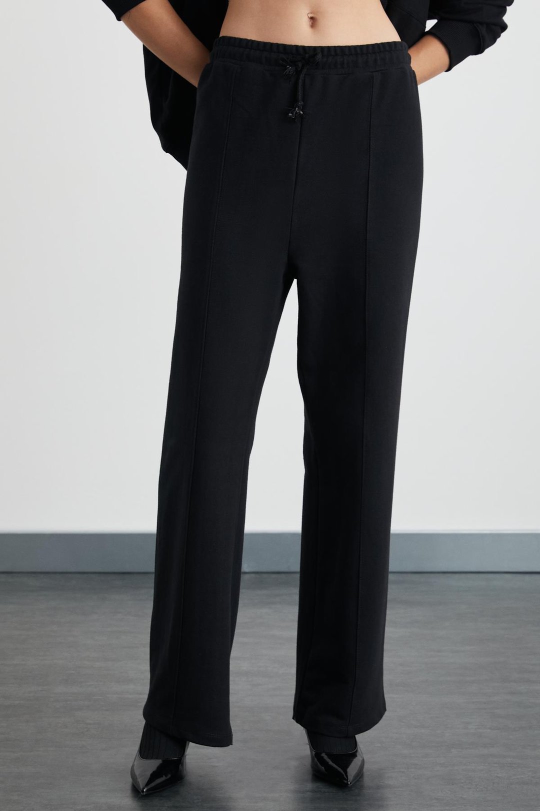 JANICE Kadın Siyah Eşofman Altı