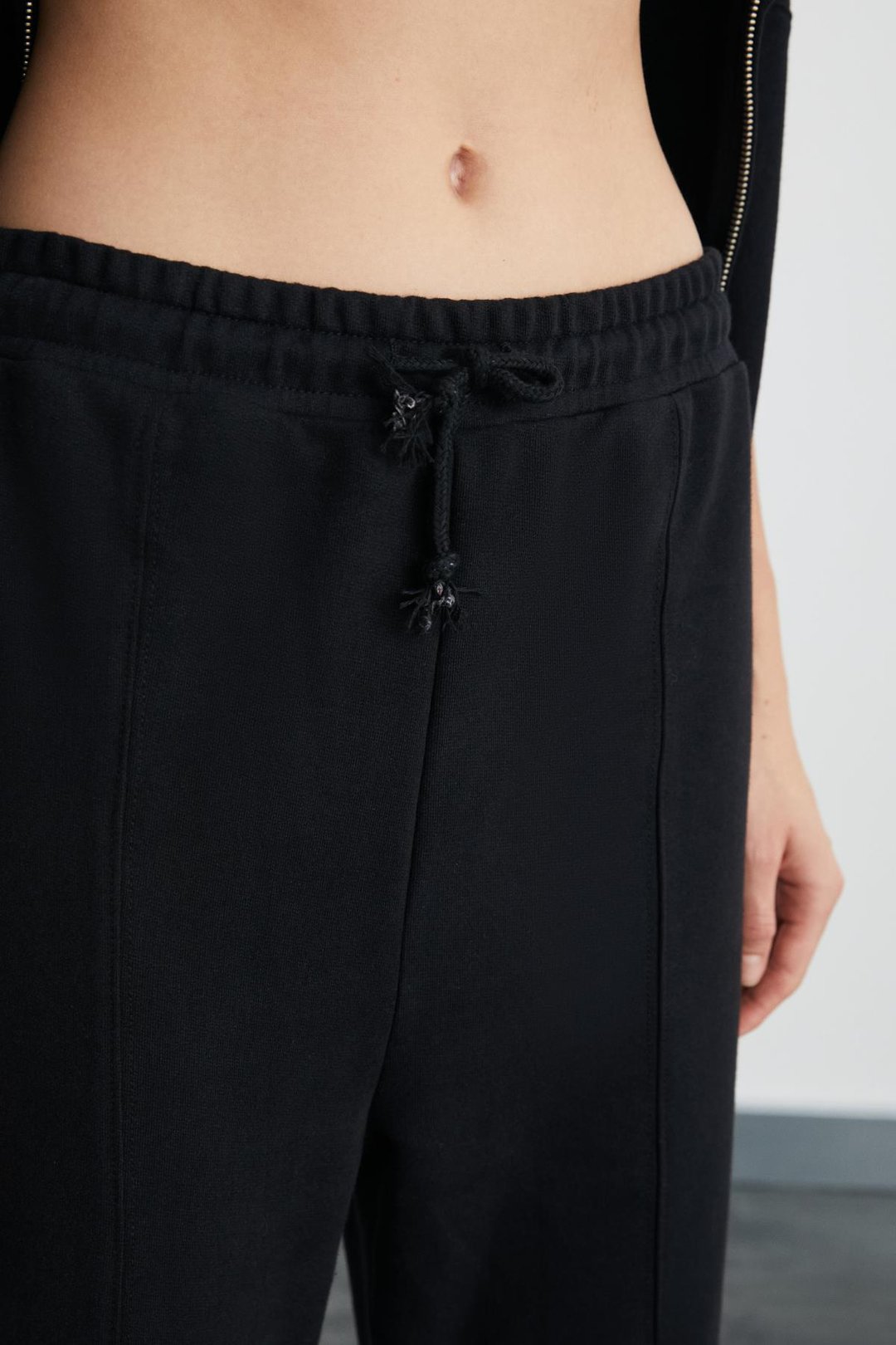 JANICE Kadın Siyah Eşofman Altı