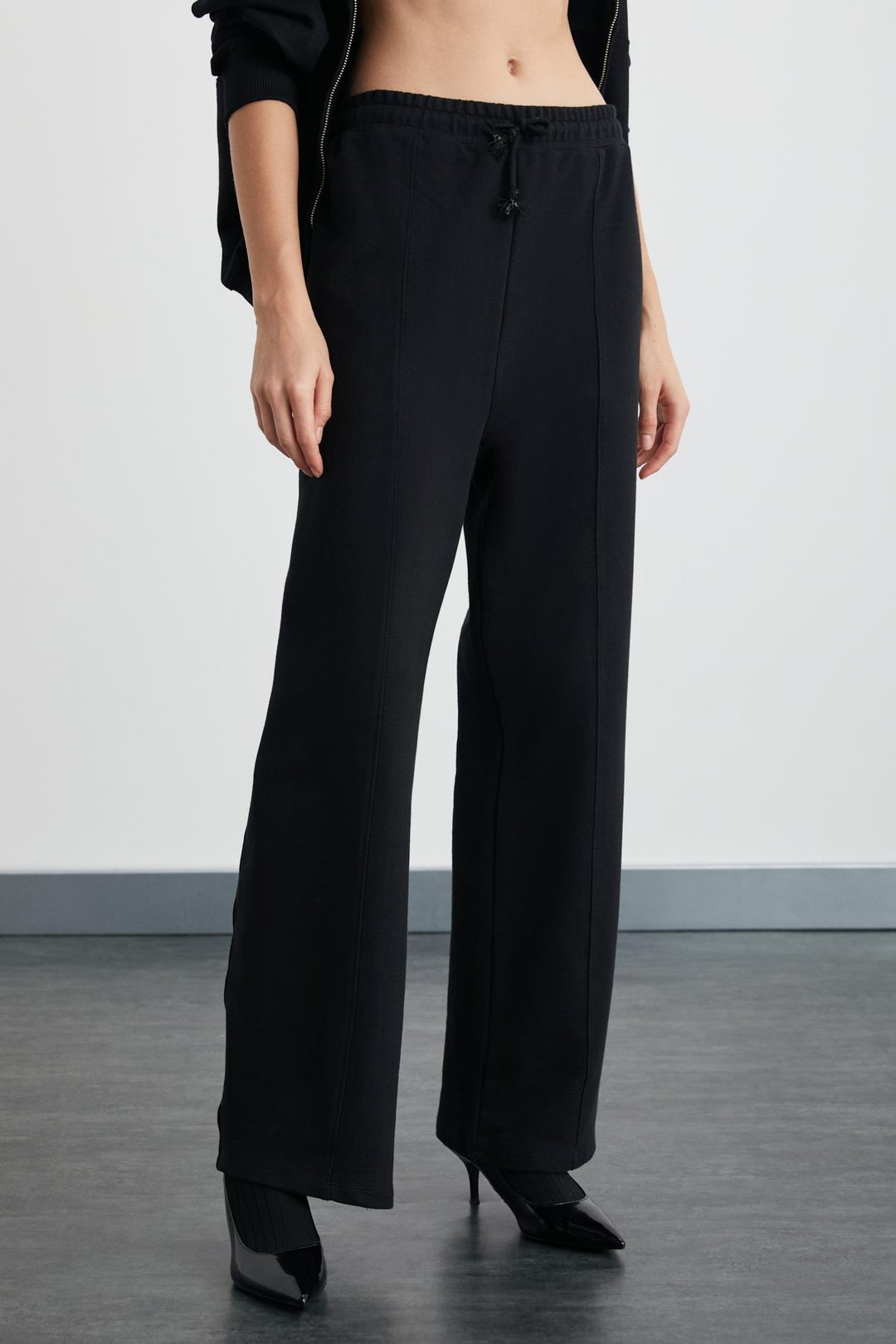 JANICE Kadın Siyah Eşofman Altı