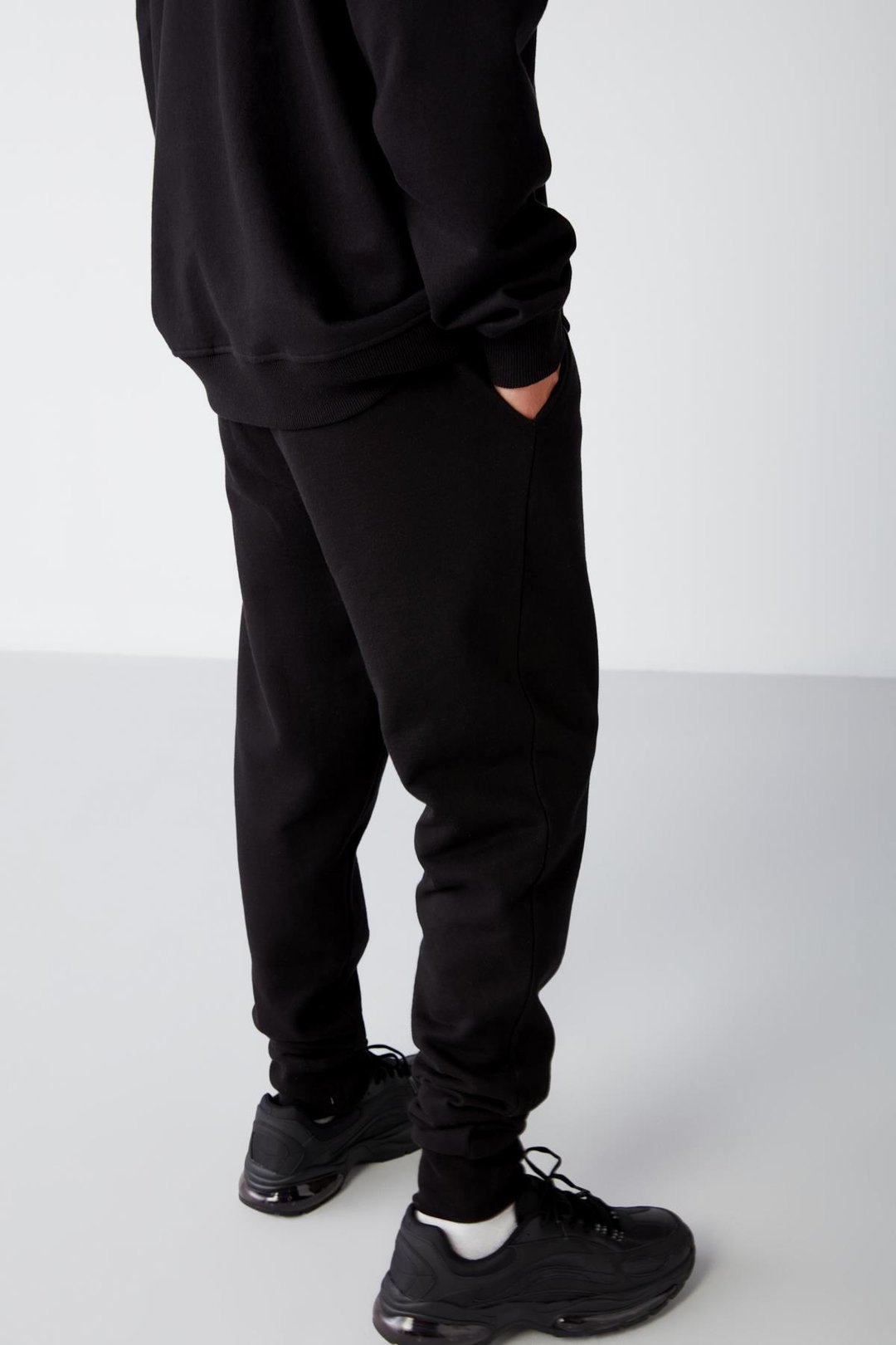 JEREMIAH Relaxed Regular Siyah  Eşofman Altı