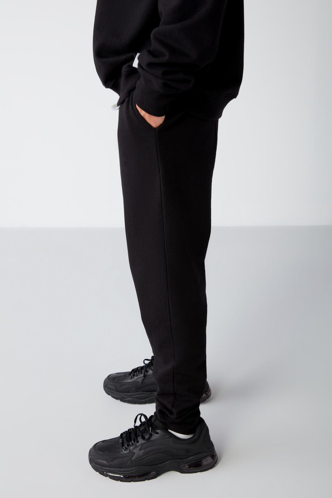 JEREMIAH Relaxed Regular Siyah  Eşofman Altı