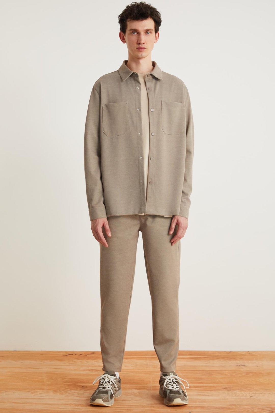 JESHUA Erkek Regular Vizon Pantolon