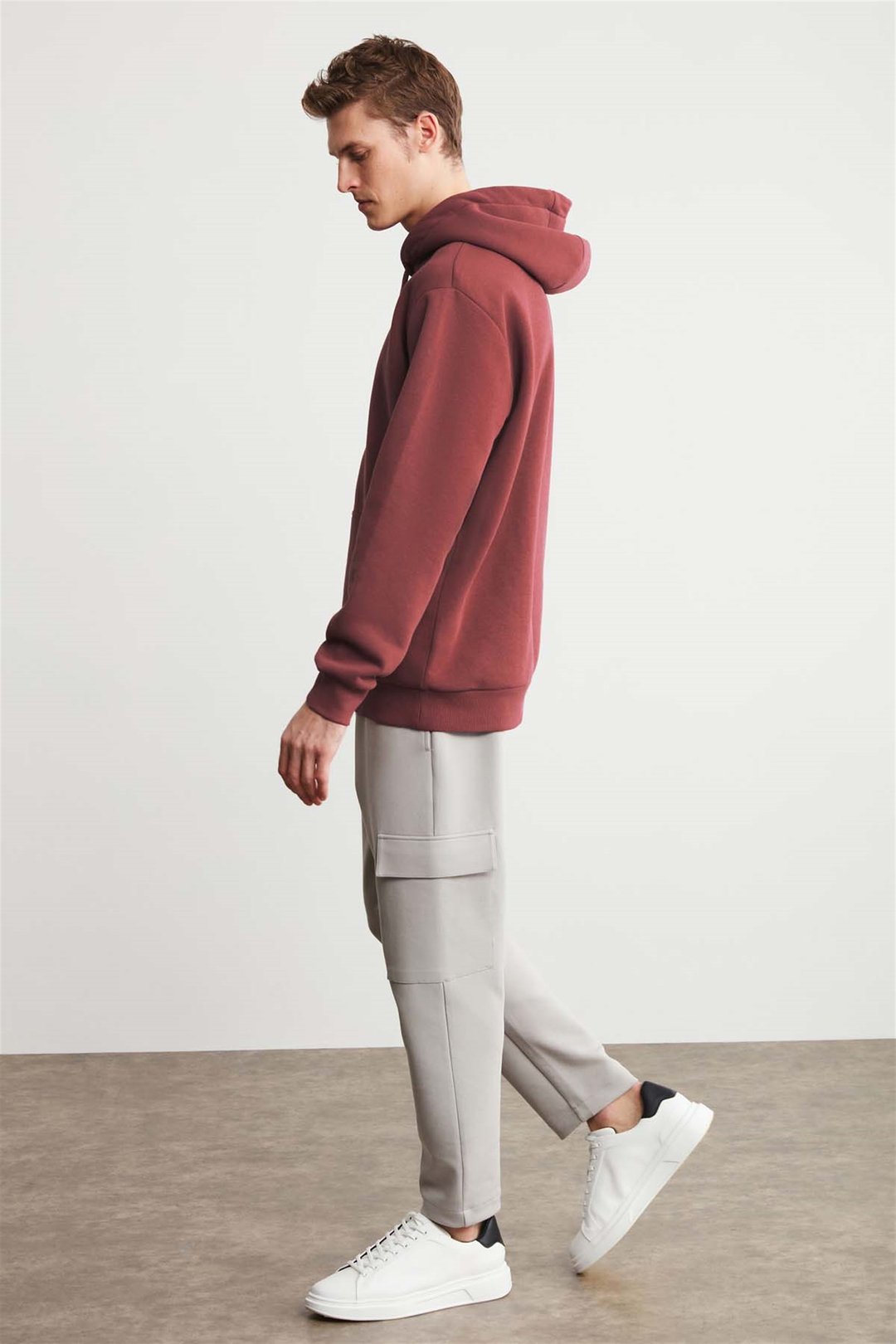 JORGE Örme Regular Kiremit Rengi  Sweatshirt