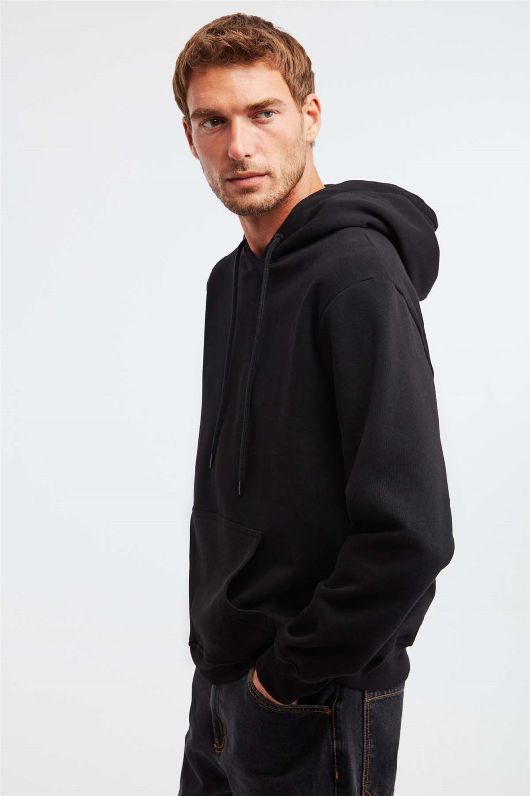 JORGE Örme Regular Siyah  Sweatshirt