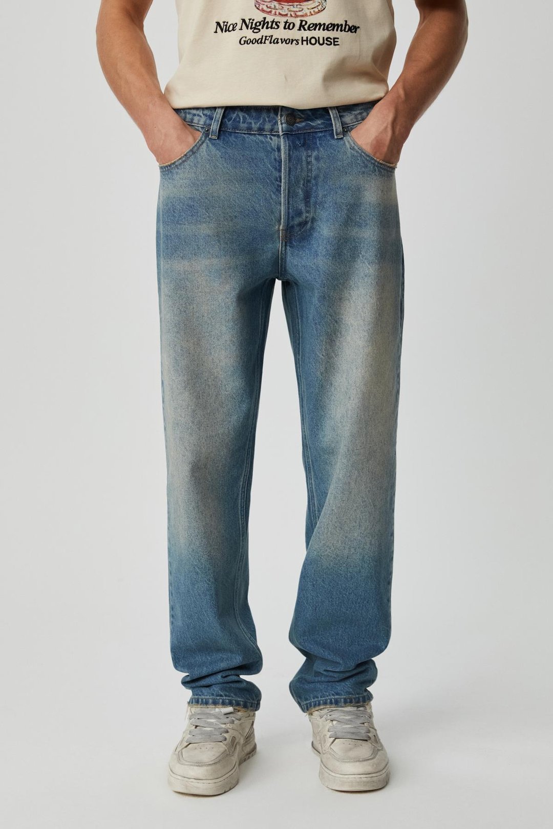 KENYON Erkek Strıght Fit Denim Koyu Mavi Jeans