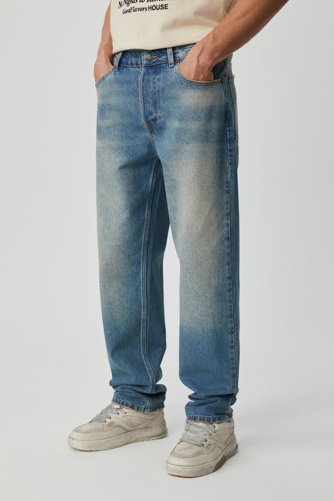 KENYON Erkek Strıght Fit Denim Koyu Mavi Jeans