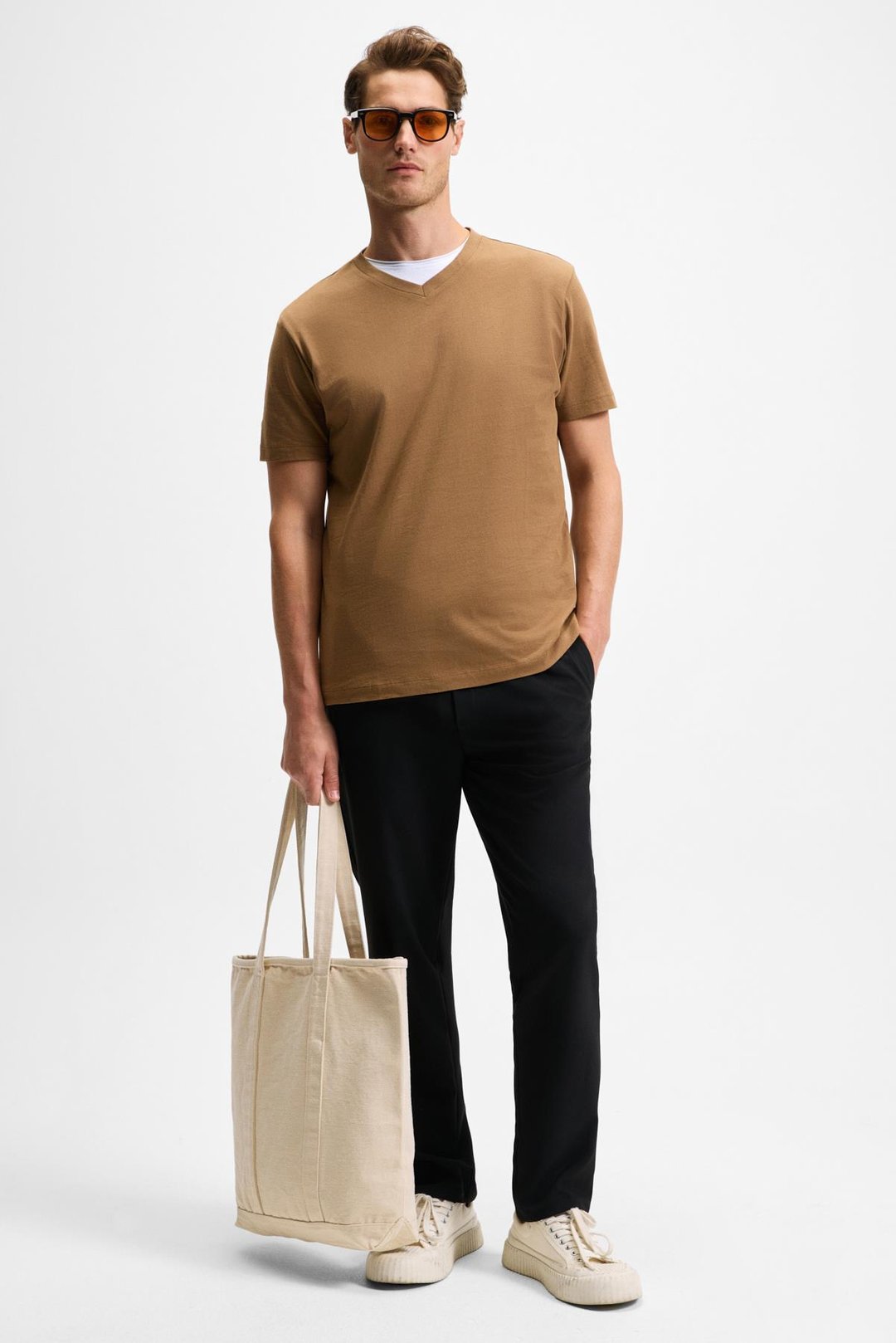 KHORN Erkek Relaxed Bağcıklı Normal Paça Siyah Pantolon