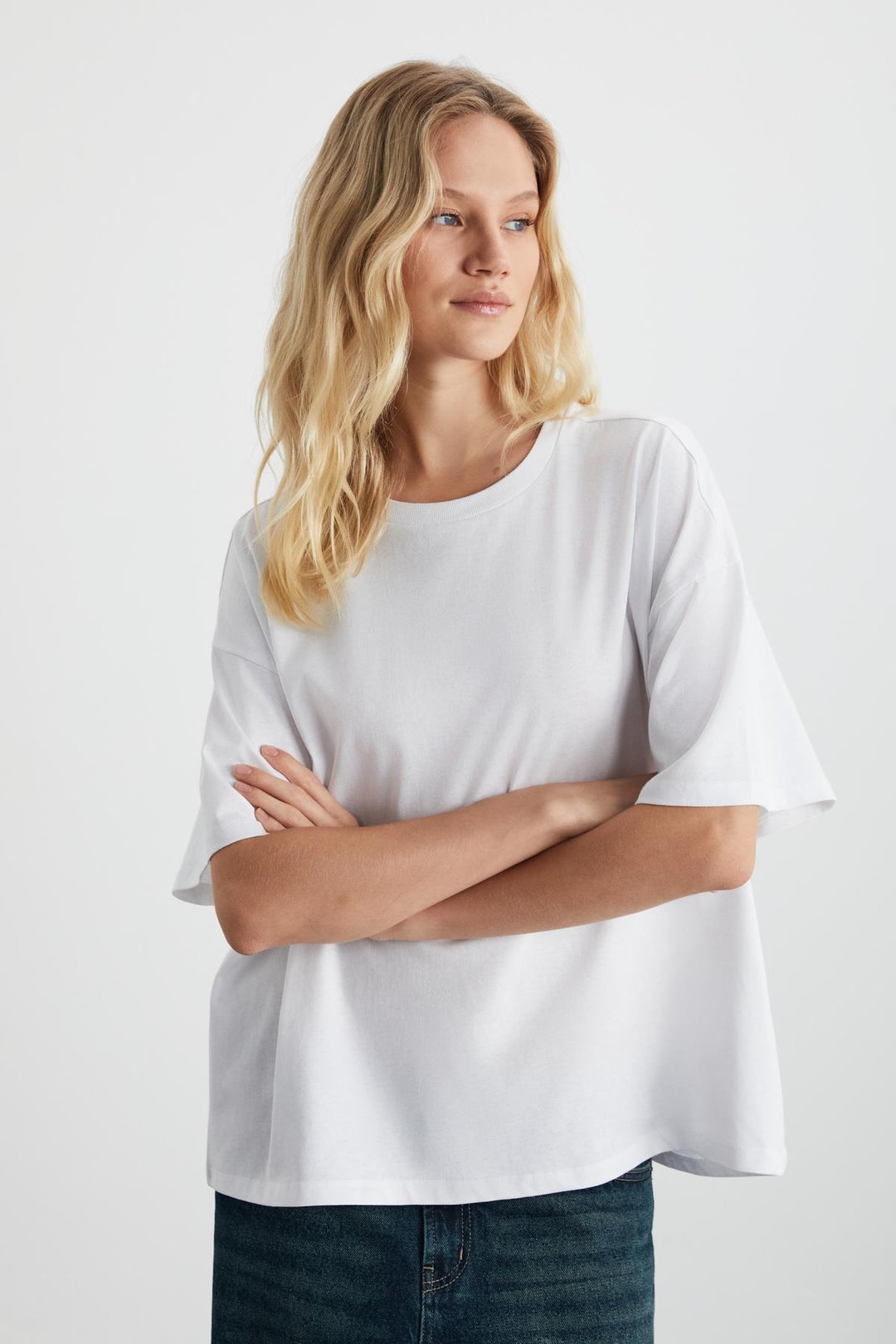 LAGERTHA Kadın Beyaz T-Shirt