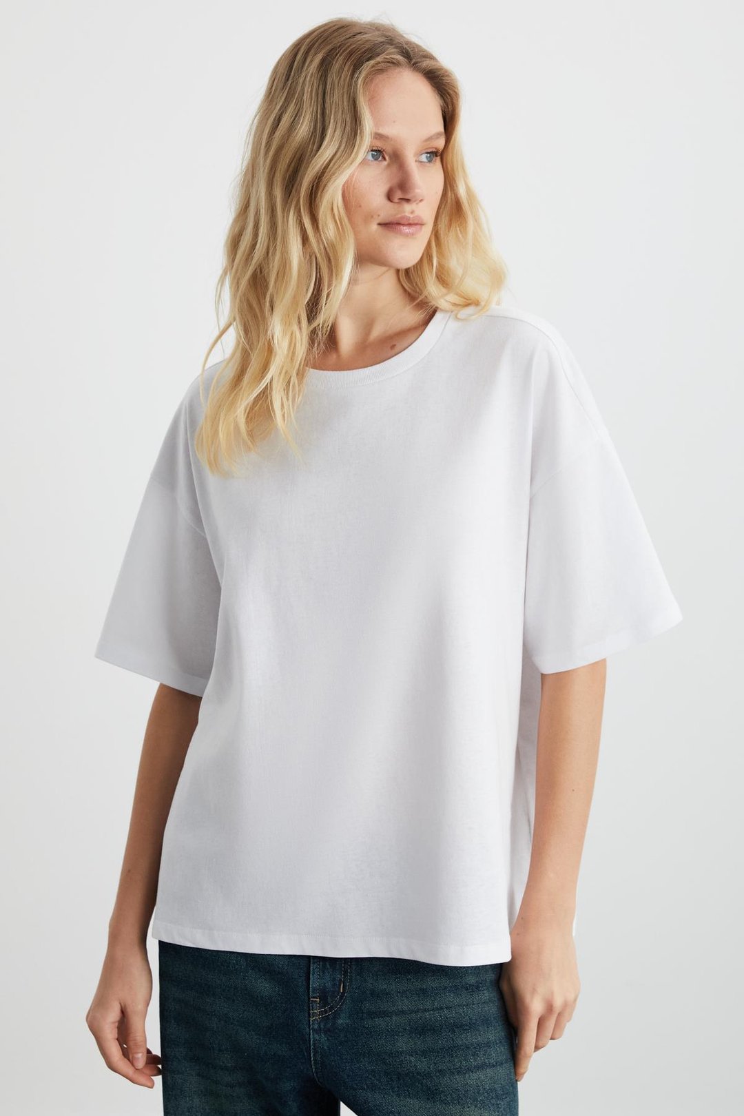 LAGERTHA Kadın Beyaz T-Shirt