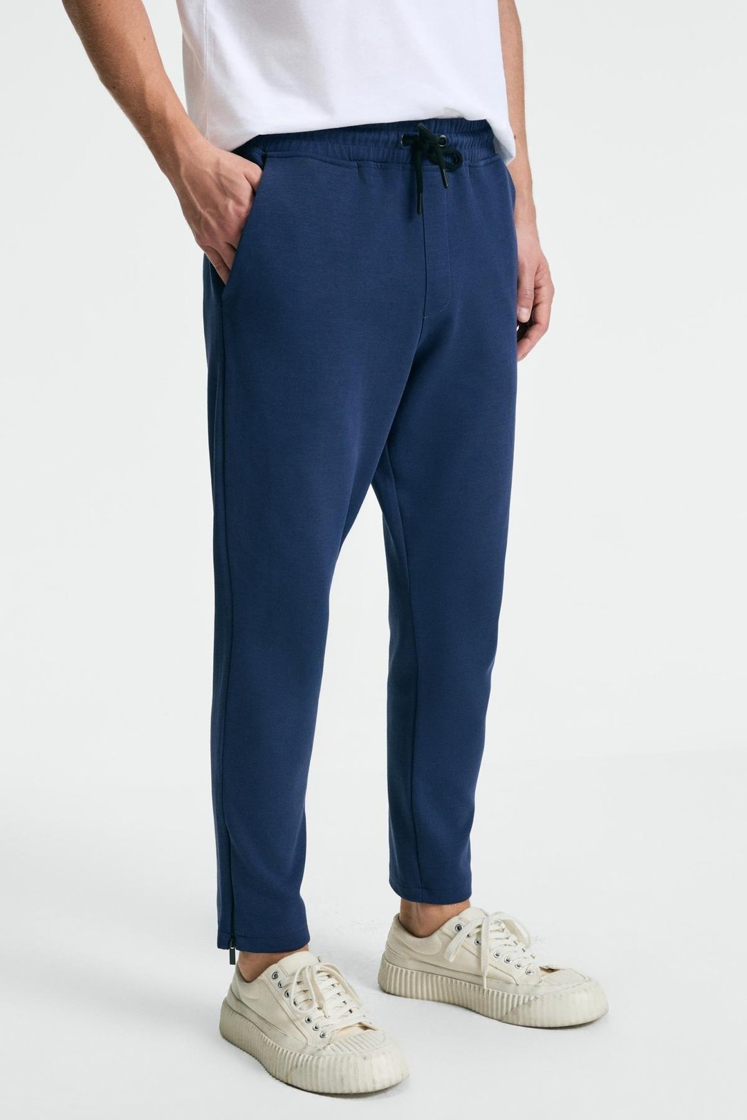 LAMARE Erkek Beli Lastikli Yanları Cepli Regular Fİt Lacivert Eşofman Altı