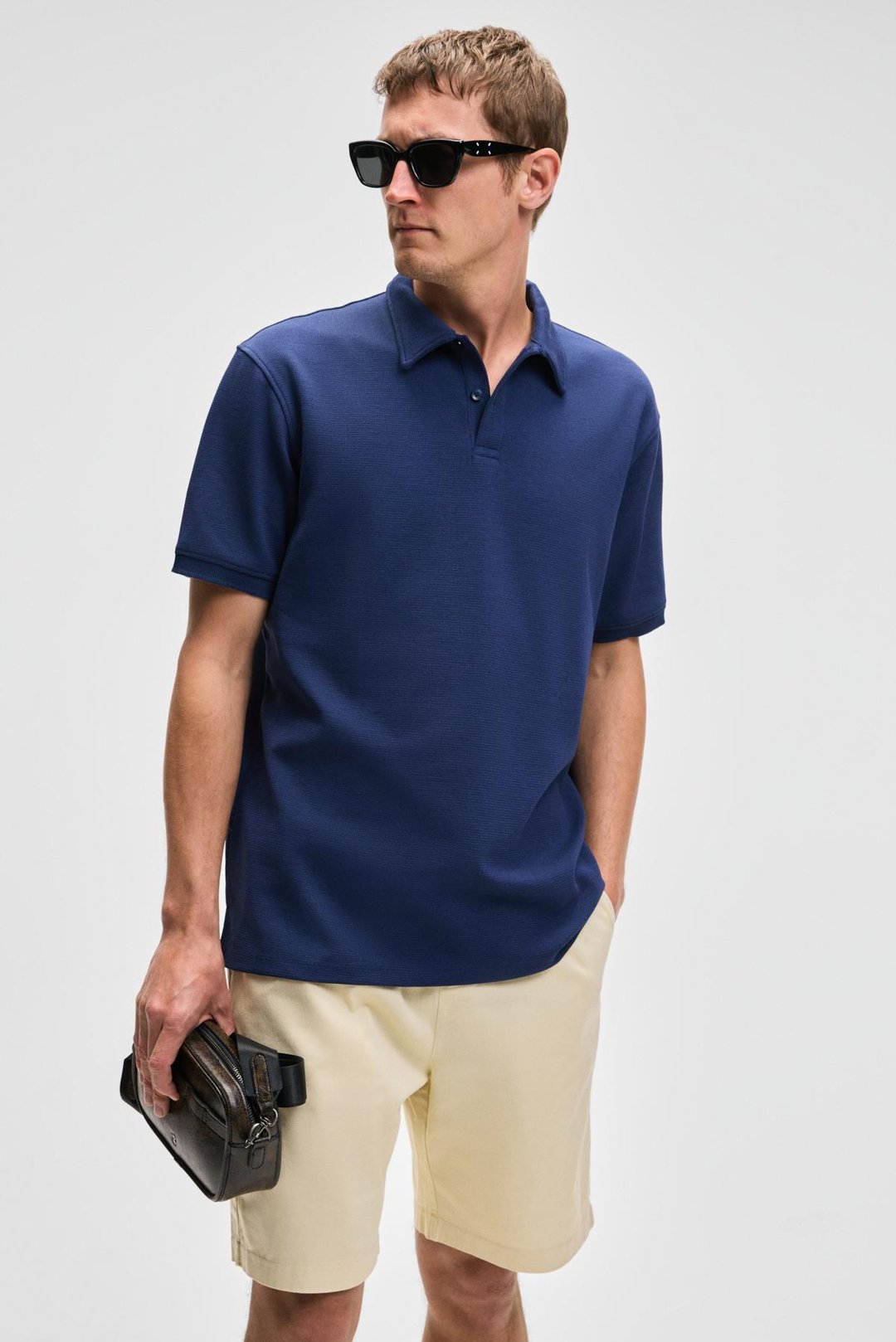 LAPORTE  Regular Lacivert  Polo Yaka T-shirt