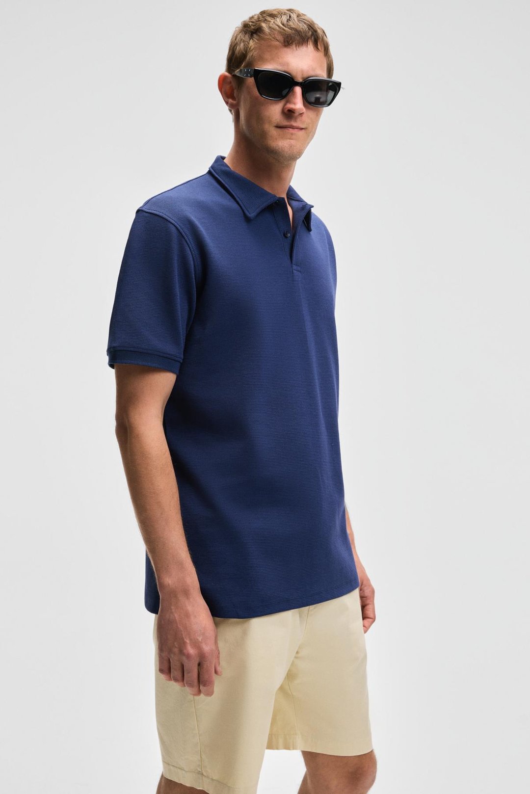 LAPORTE  Regular Lacivert  Polo Yaka T-shirt
