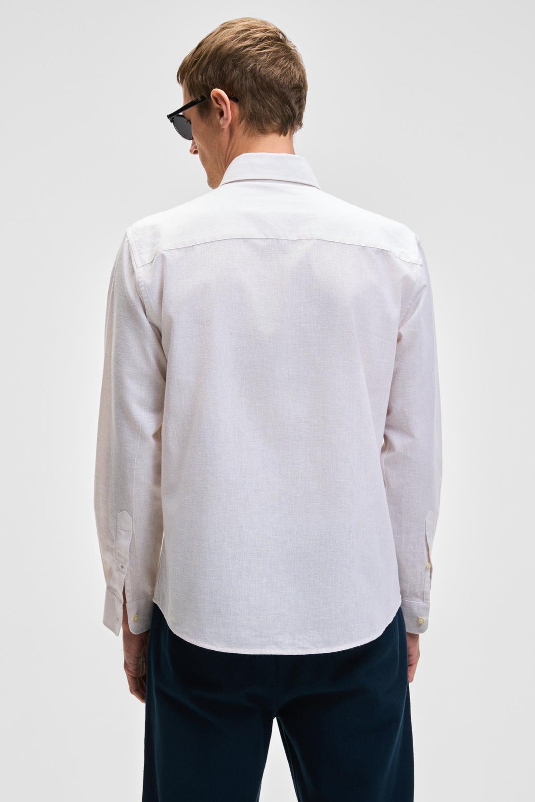 LASSE Erkek Gömlek Yaka Manşetli Uzun Kollu Regular Fit Bej Gömlek