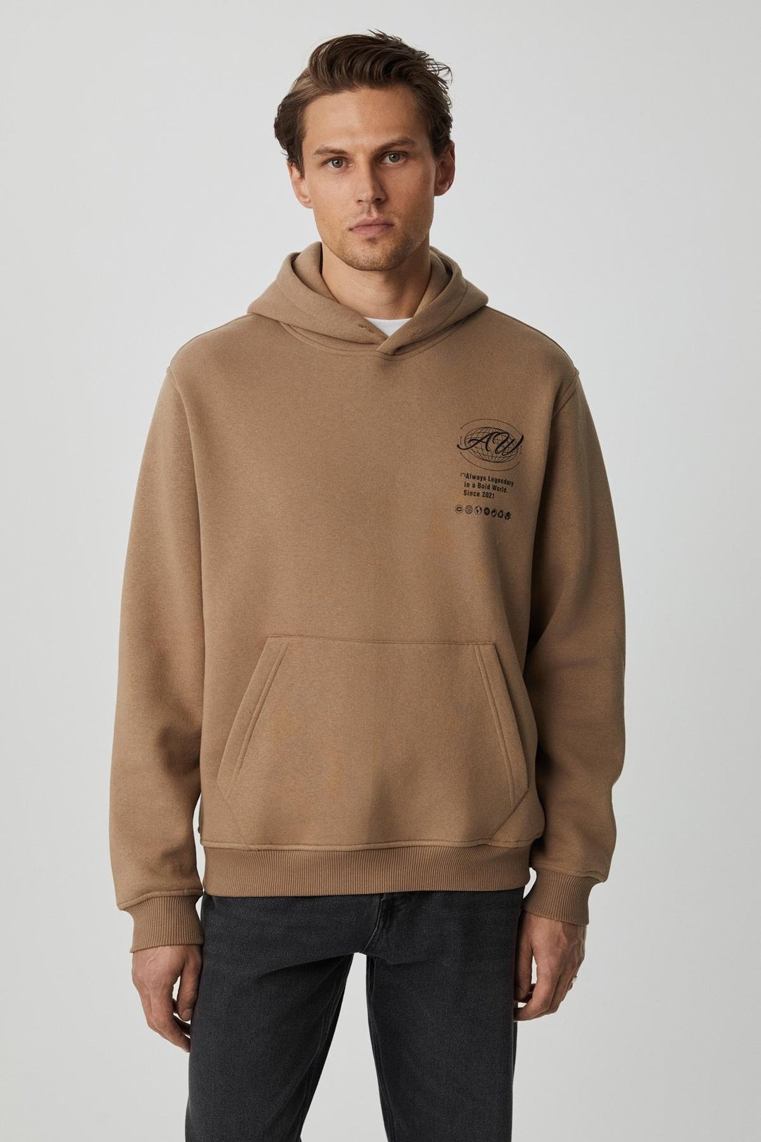 LEGANDARY Erkek Yumuşacık Vizon Sweatshirt