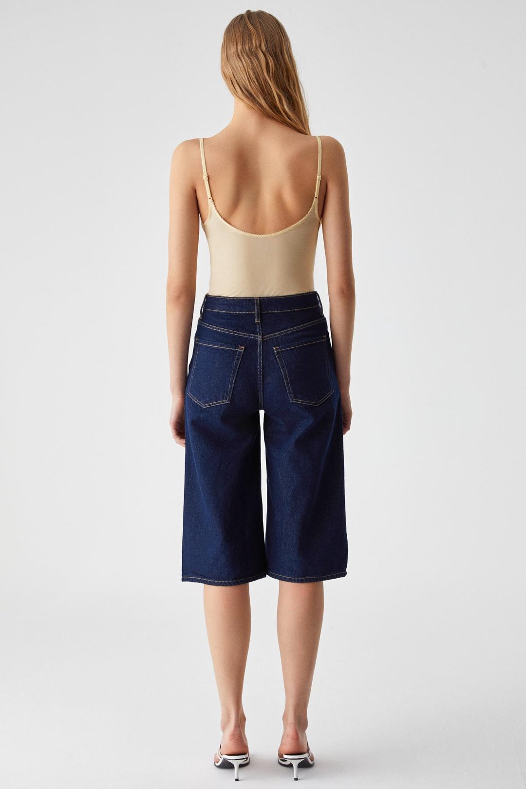 LILLEAN Kadın Kruvaze Yaka Slim İnce Tül Sarı Bluz