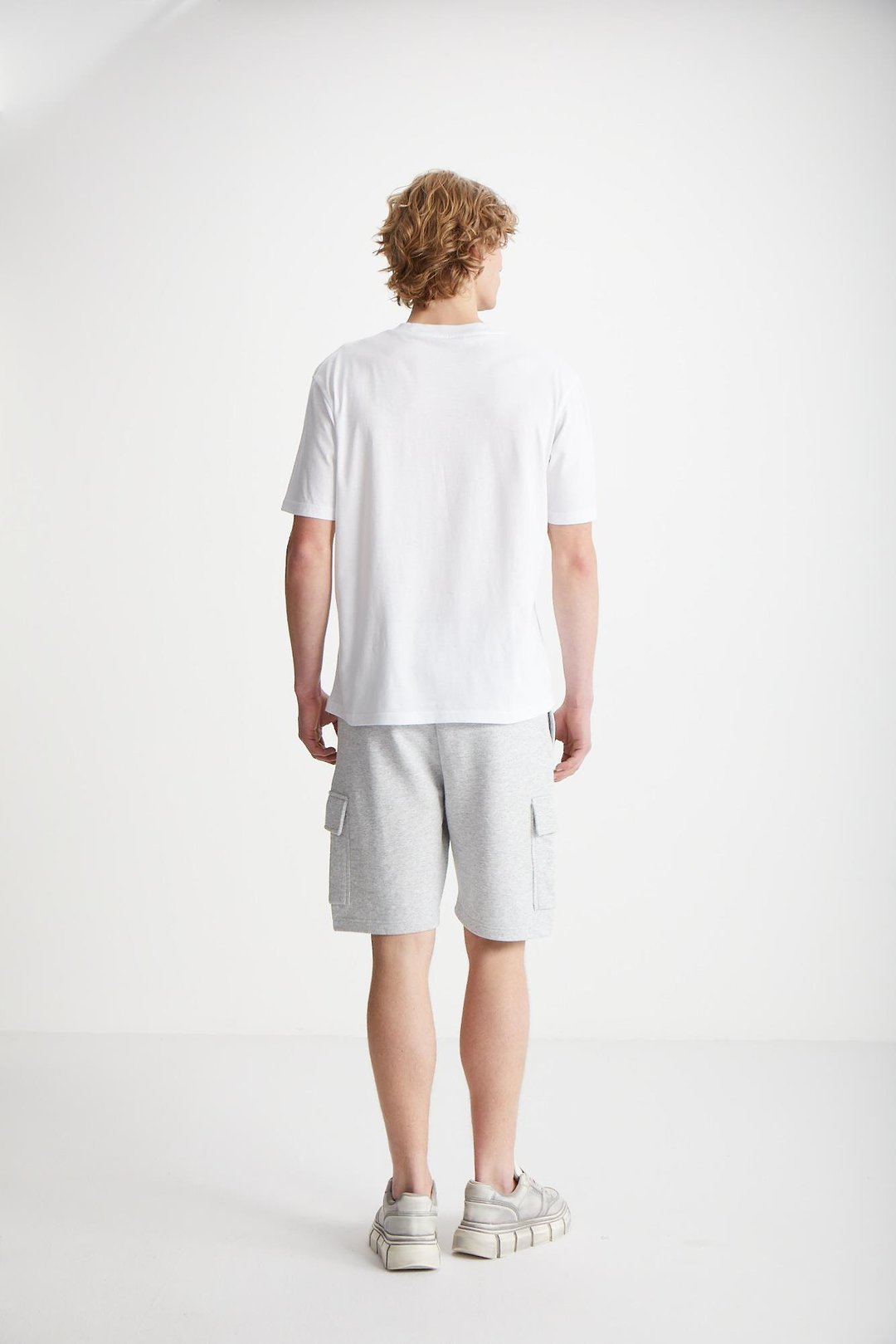 LIONEL  Regular Karmelanj Tekli Şort