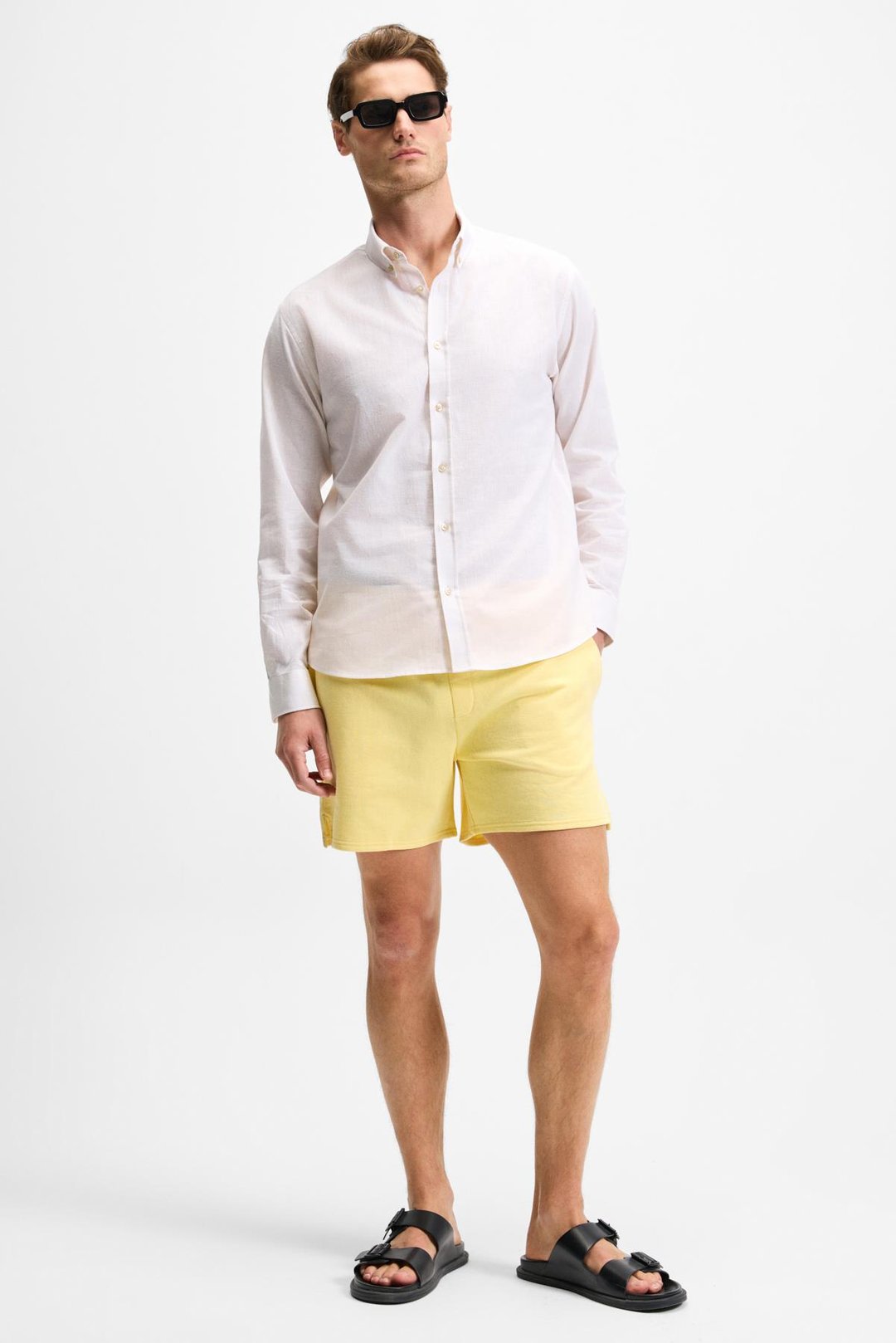 LUCI Erkek Regular Sarı Şort