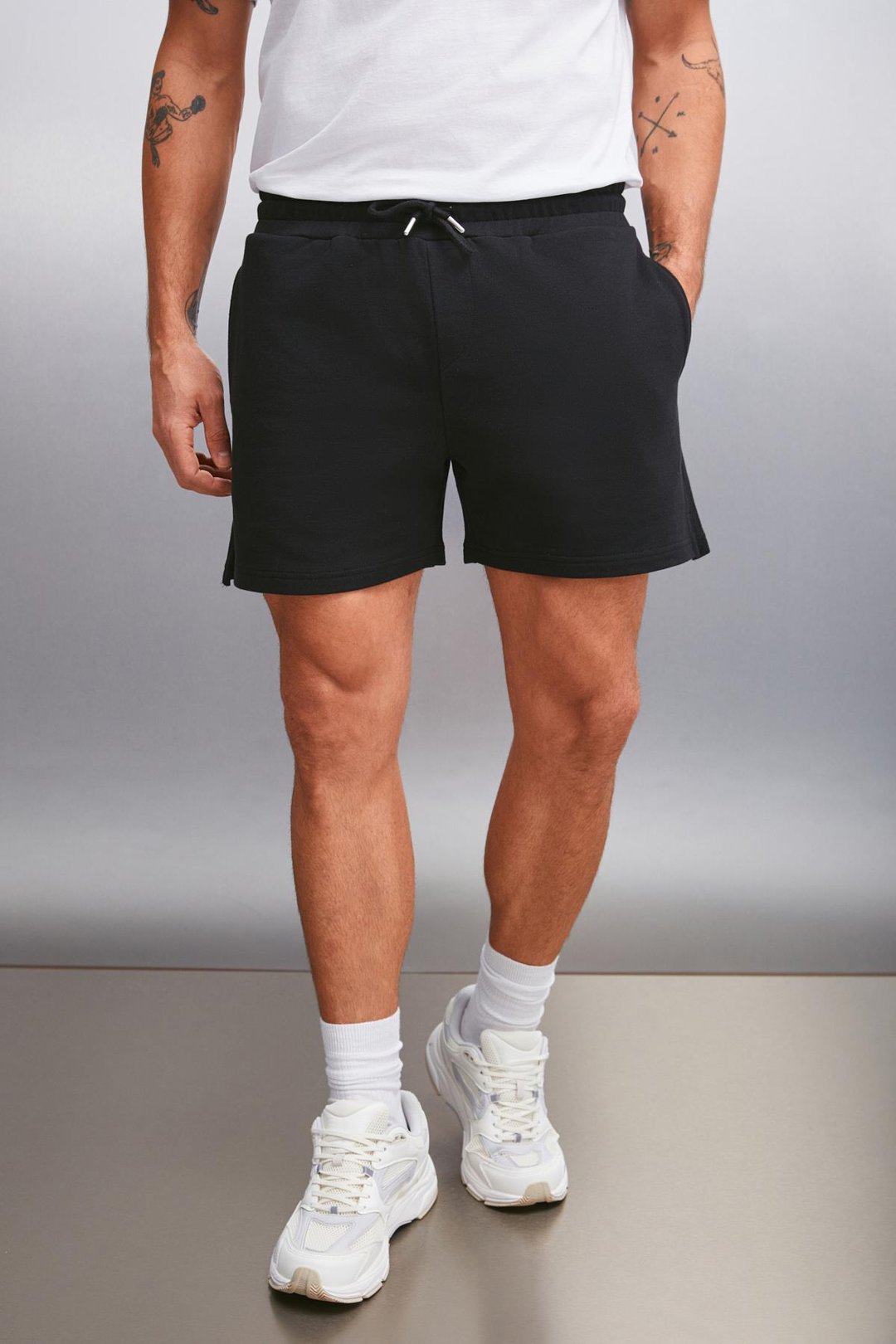 LUCI Erkek Regular Siyah Şort