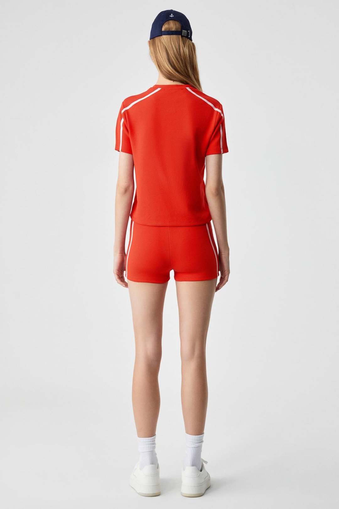 MARIAM Kadın Baskılı Regular Kırmızı Şort