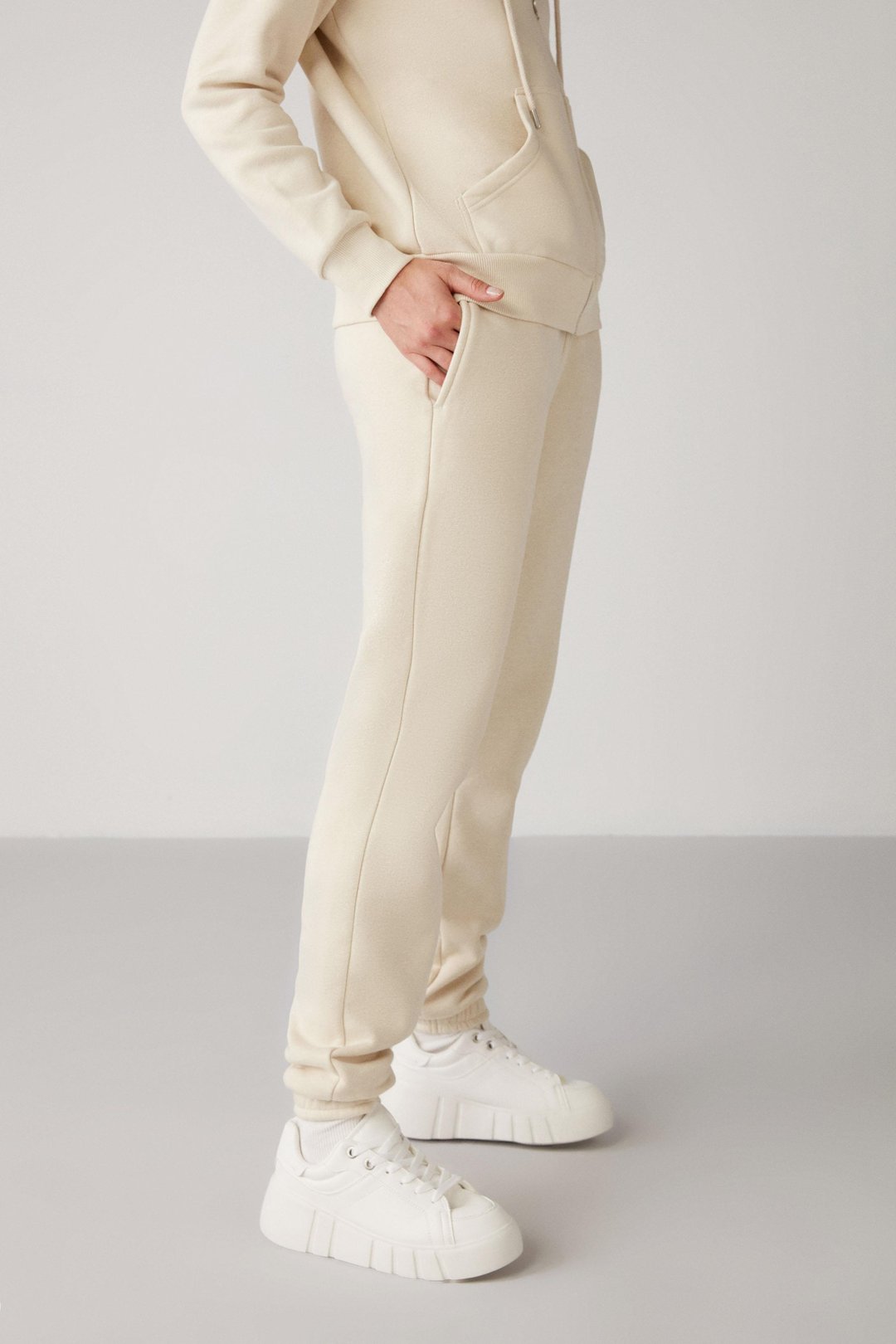 MARITZA Regular Relaxed Vanilya  Eşofman Altı