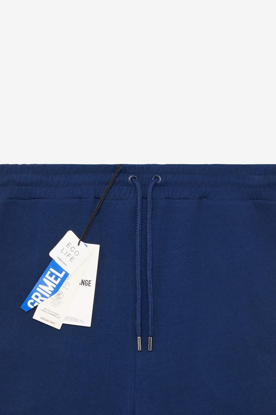 MATSEN Erkek Beli Lastikli Yan ve Arka Cepli Relaxed Lacivert Şort