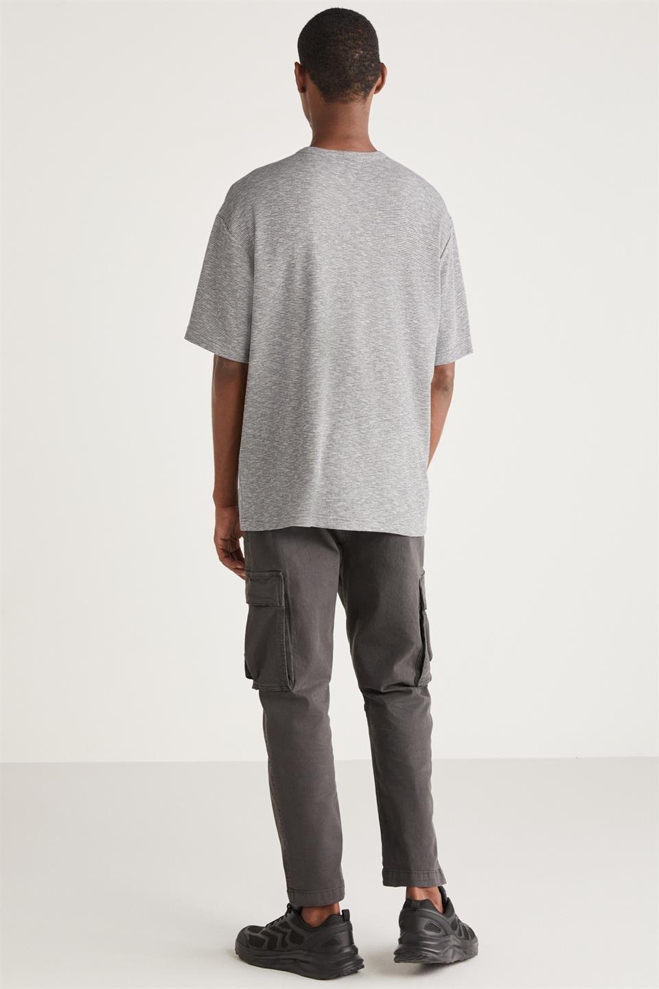 MİLLARD Basic Relaxed Gri Tekli T-Shirt