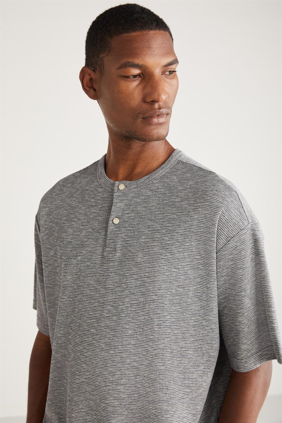 MİLLARD Basic Relaxed Gri Tekli T-Shirt